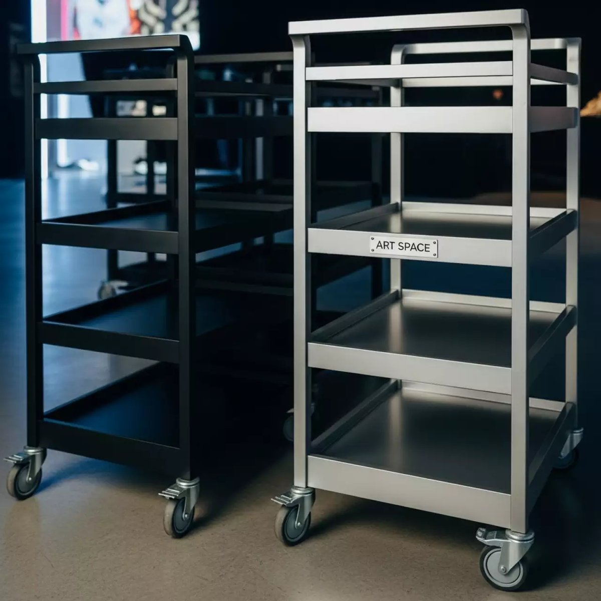 Аренда Тележка официантская из нержавейки Shelf в Ледовом дворце «Айсберг» — ART SPACE