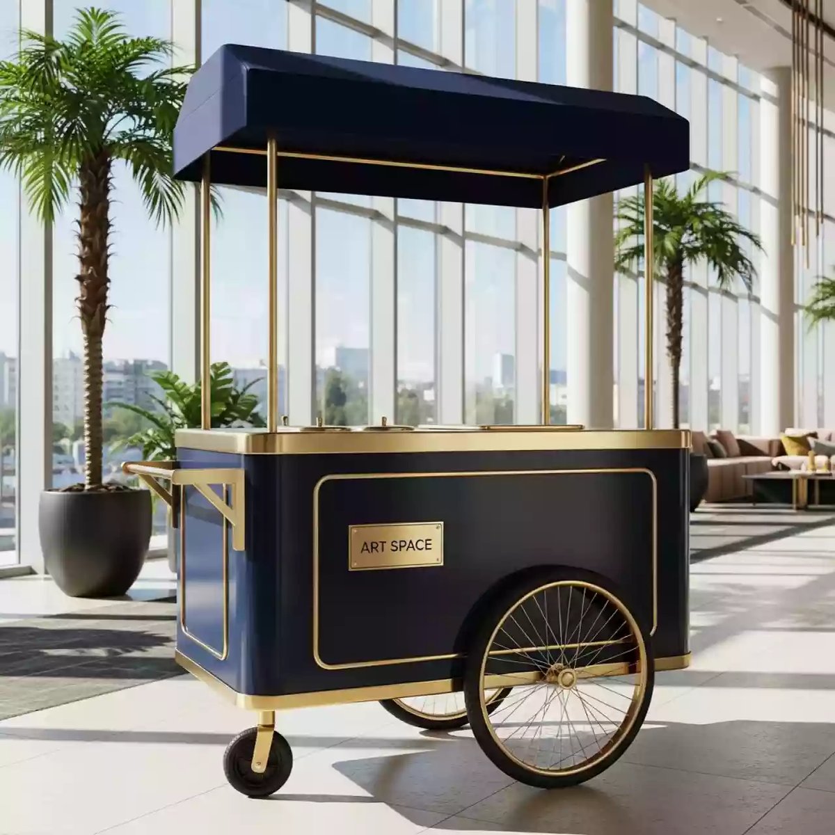 Аренда Тележка ретро для мороженого в Courtyard by Marriott Sochi — ART SPACE