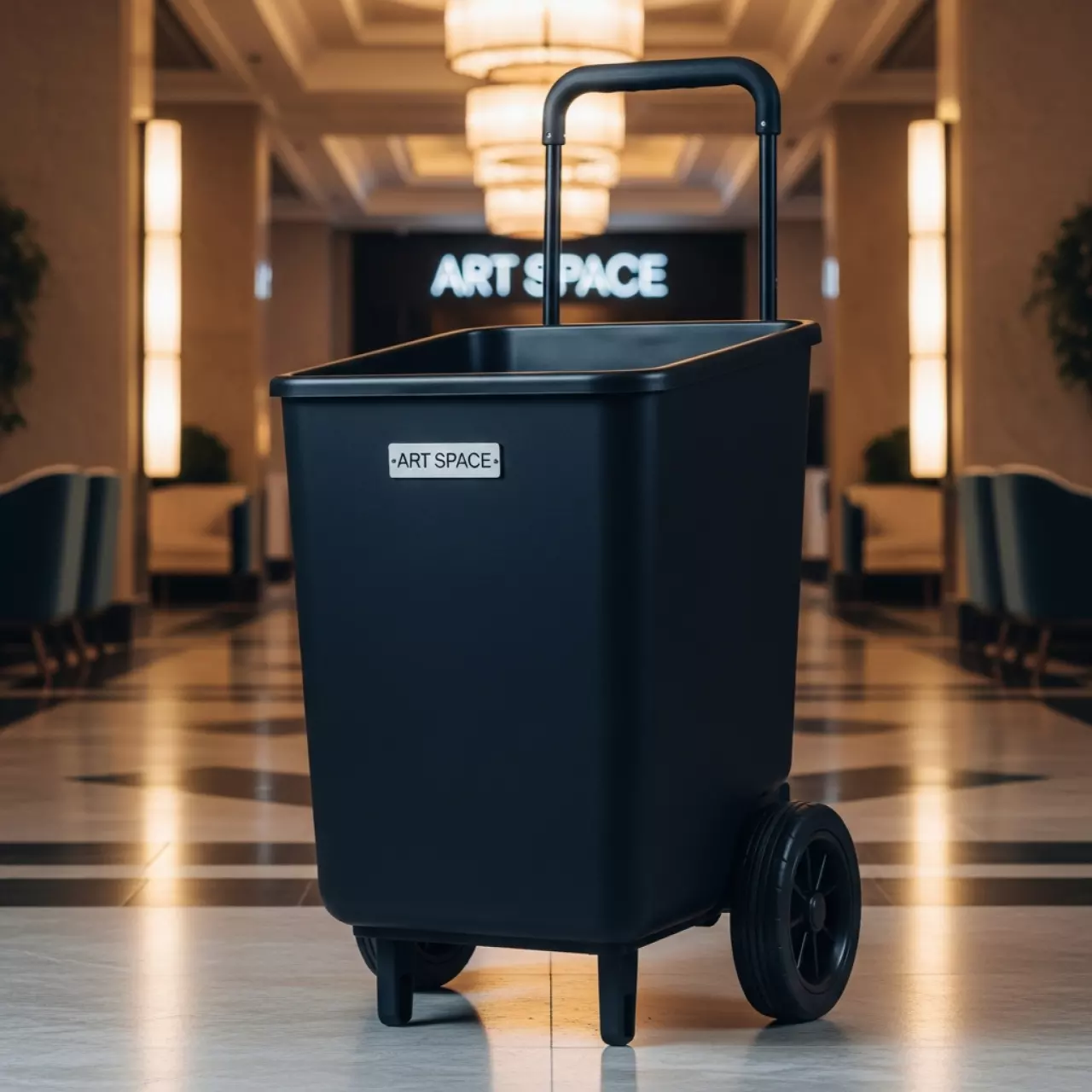 Аренда Тележка садовая Prosperplast Load Go 55 л черная в Red Arena — ART SPACE