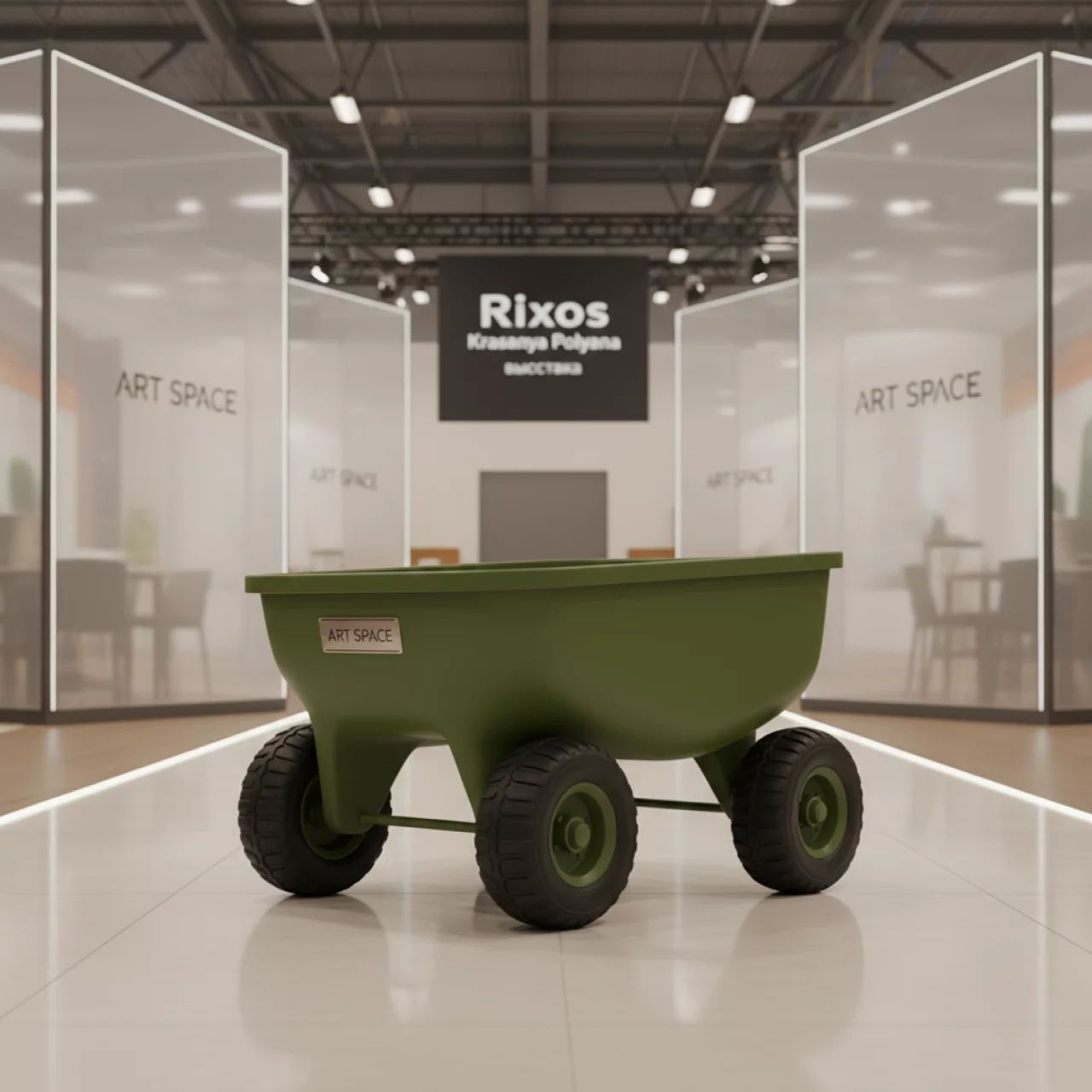 Аренда Тележка садовая Prosperplast Load Go III 95 л оливковый в Rixos Krasnaya Polyana — ART SPACE