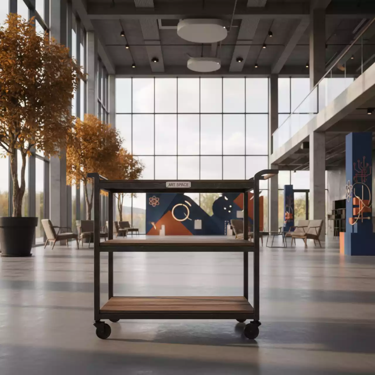 Аренда Тележка сервировочная Zen серии Винтаж в комплексе «Дагомыс» — ART SPACE