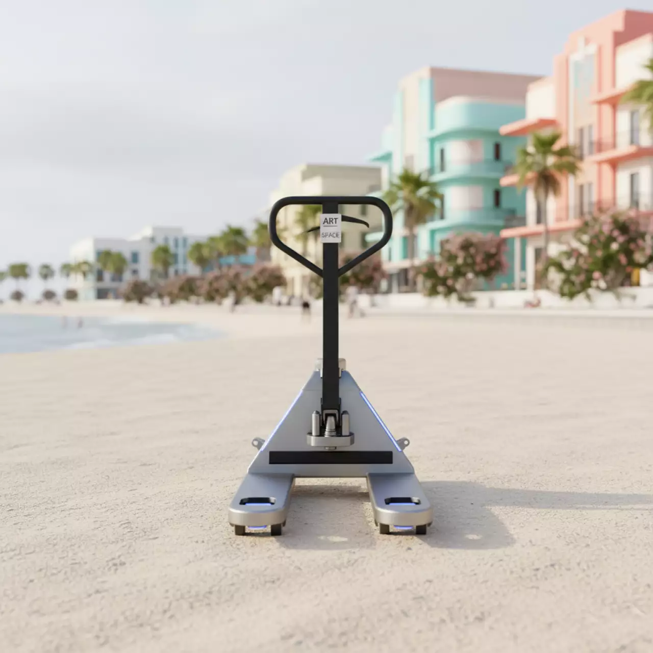 Аренда Тележки гидравлические на пляже «Маяк» — ART SPACE