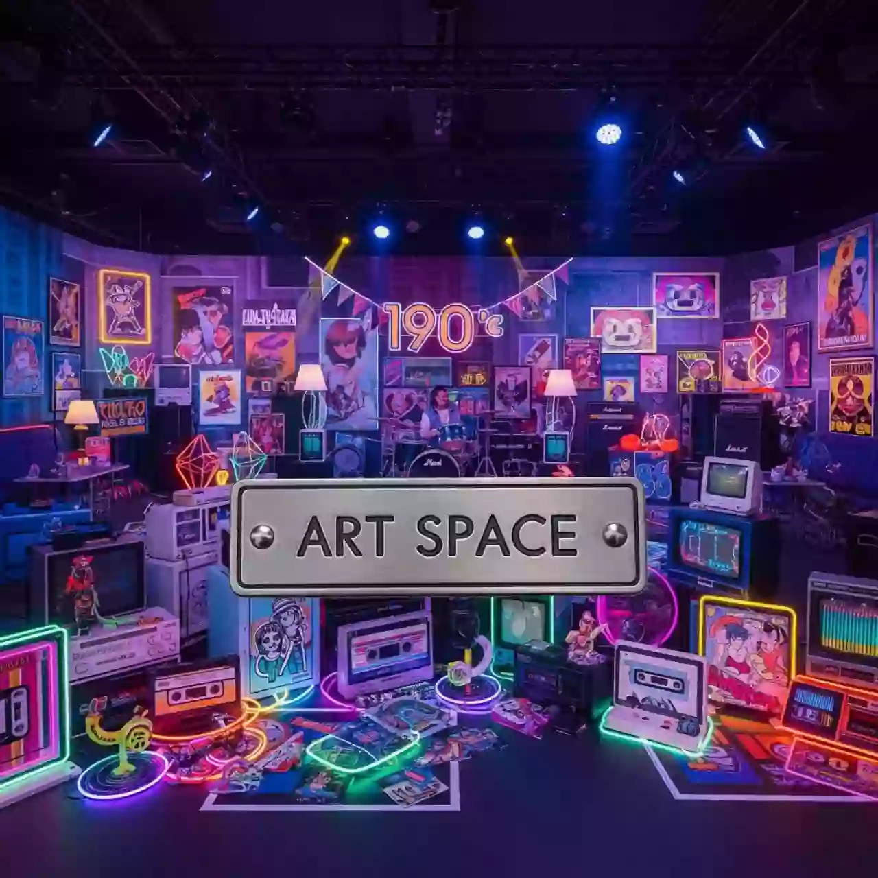 Аренда Тематики "Назад в 90-е" в ресторане «Высота 5642» — ART SPACE