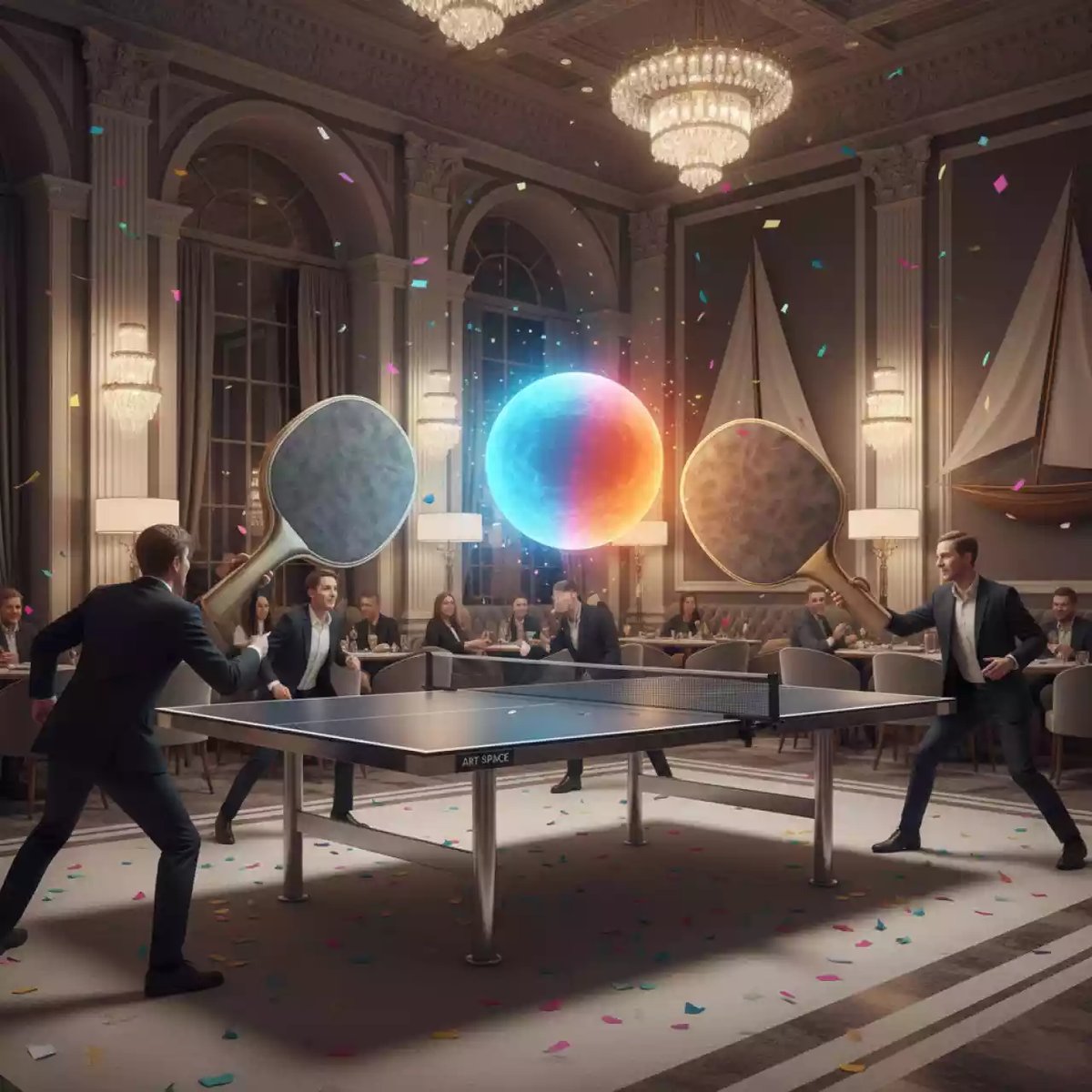 Аренда Теннис гигантский в ресторане «Паруса» — ART SPACE