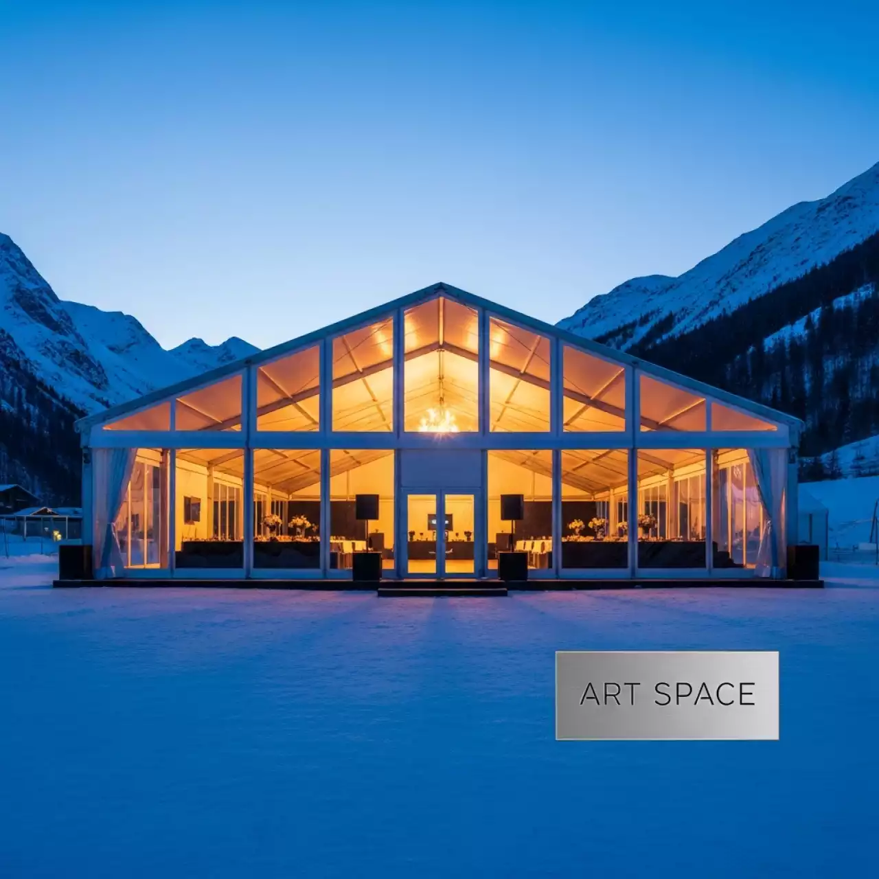 Аренда Тент Ангар 24х40 м в Rodina Grand Hotel & SPA — ART SPACE