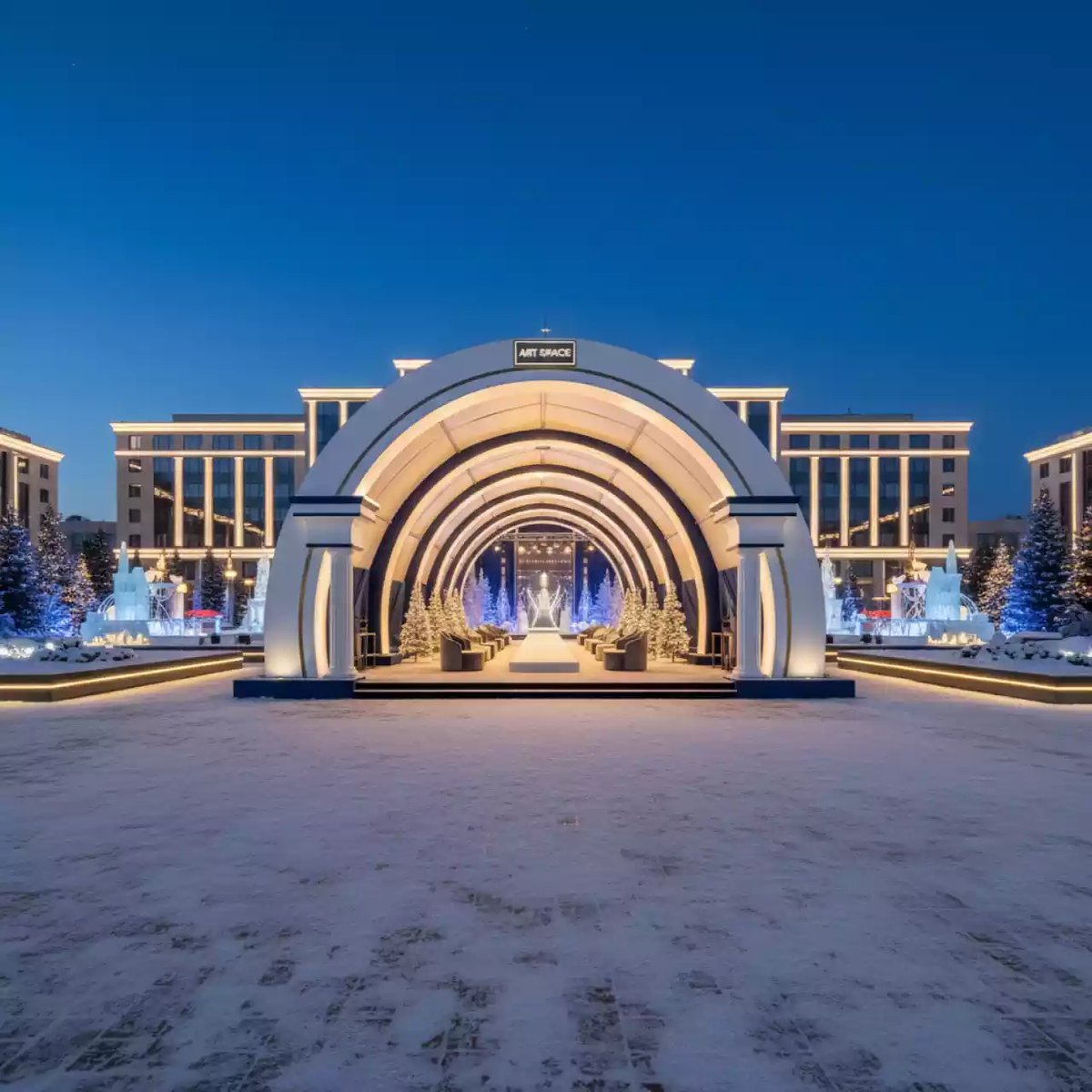 Аренда Тент арочный 5х5 м в Cosmos Sochi Hotel — ART SPACE