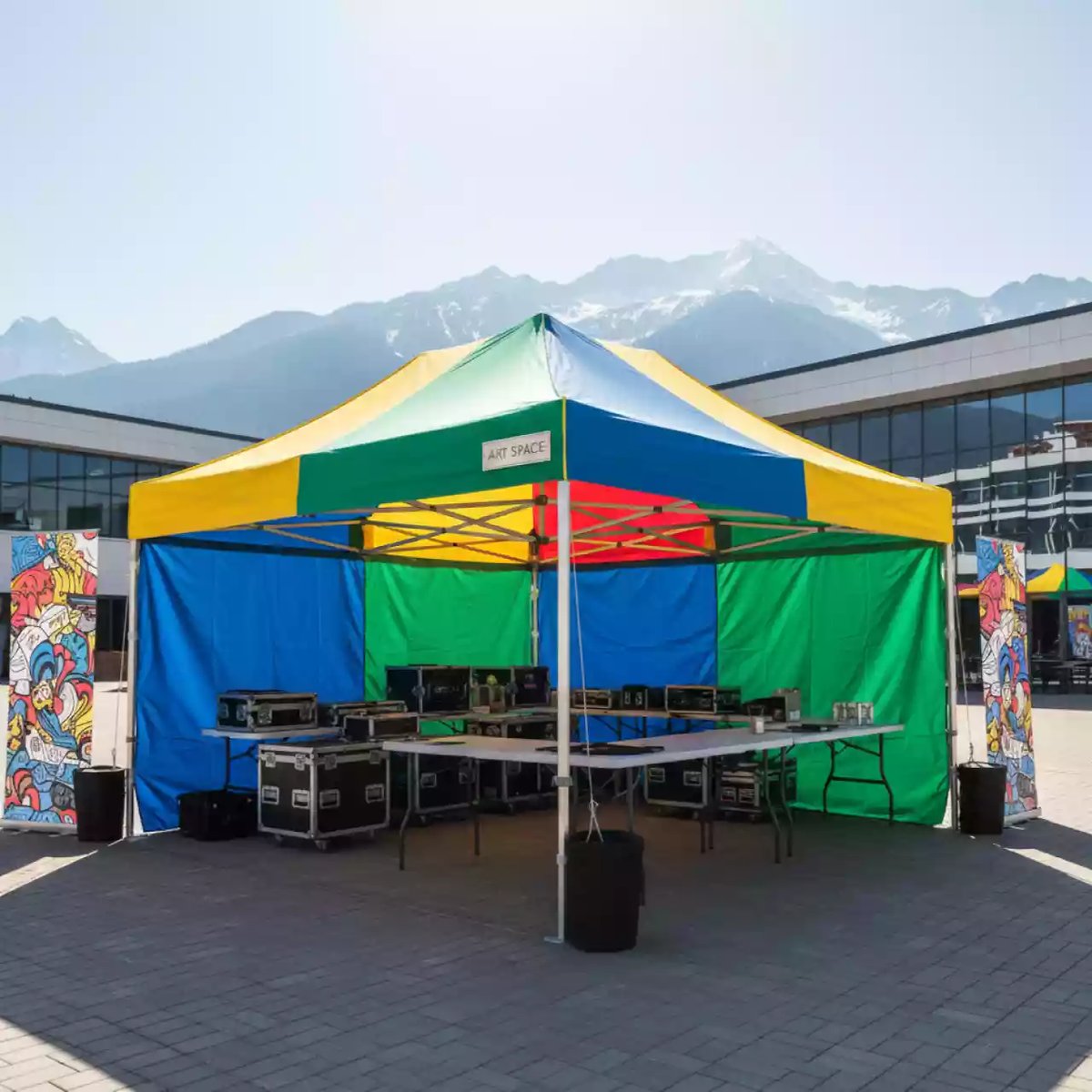 Аренда Тент быстровозводимый 4х6 в Rixos Krasnaya Polyana — ART SPACE