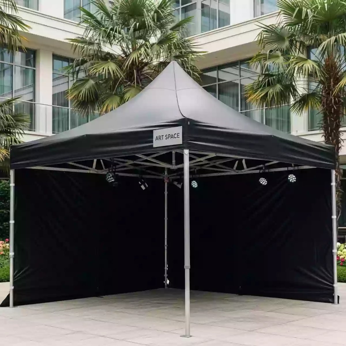 Аренда Тент быстровозводимый черный 4х6 м в Mercure Сочи Центр — ART SPACE