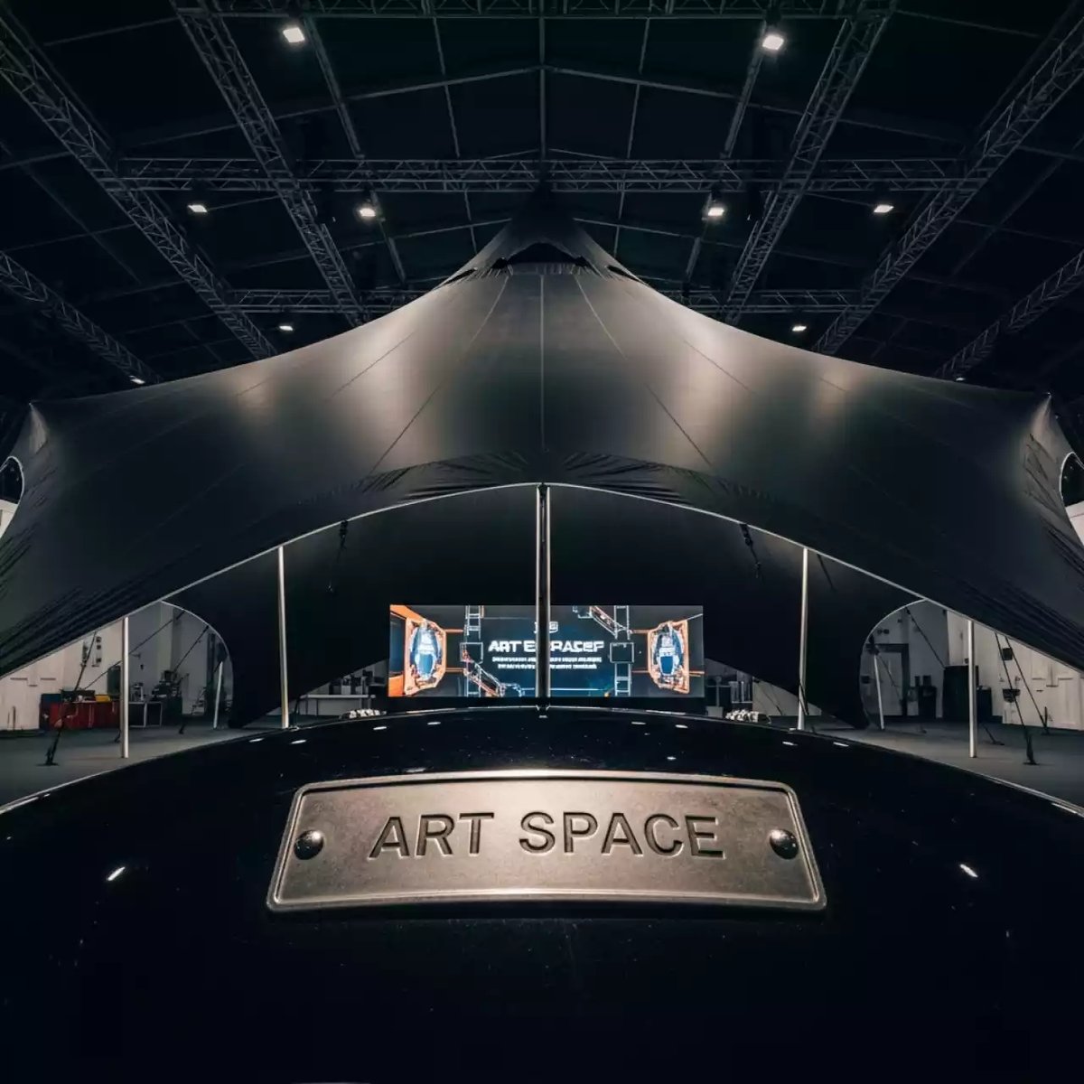 Аренда Тент Кайт 12х18 черный в Ледовом дворце «Айсберг» — ART SPACE