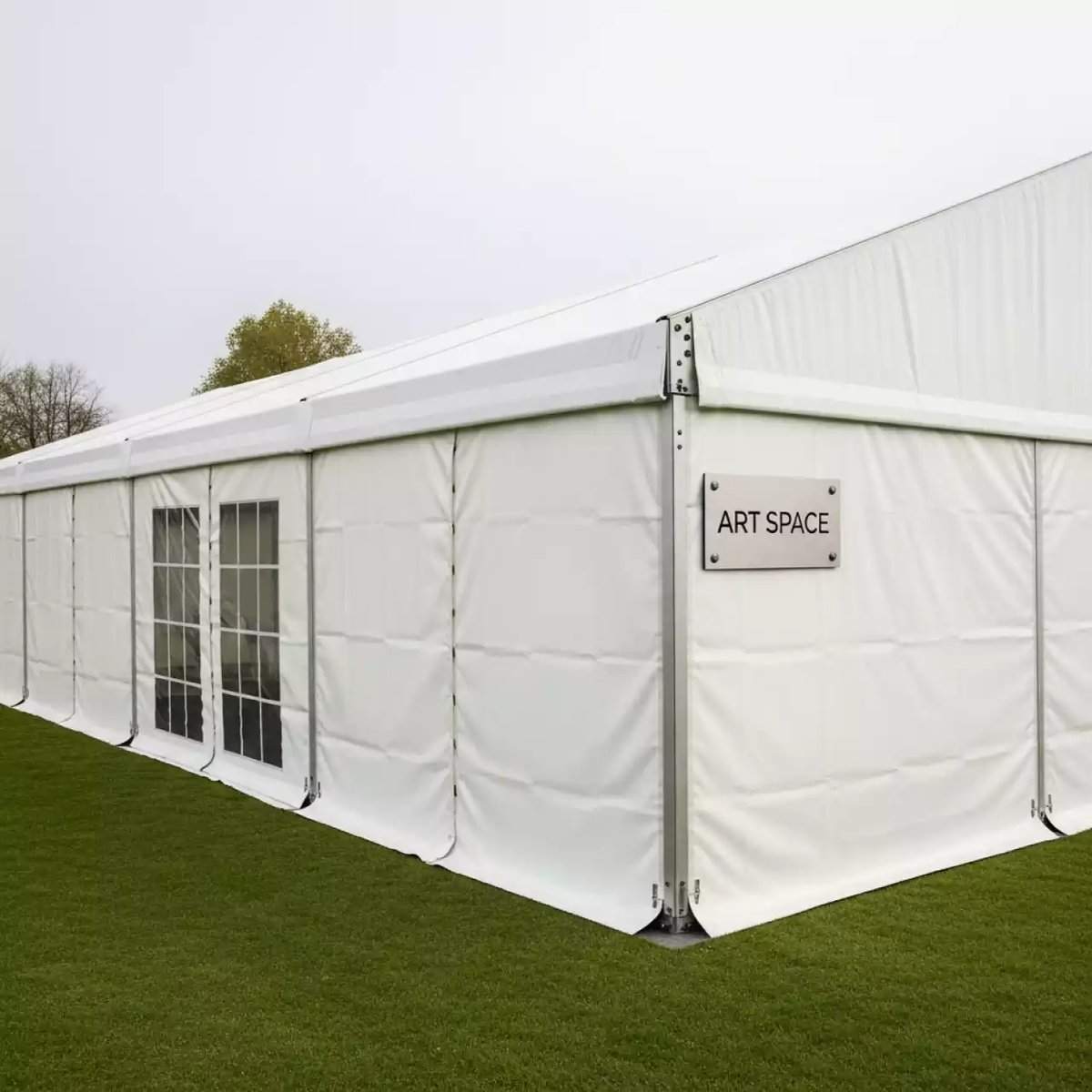 Аренда Тент Кайт 4х24 белый со стенками на вилле «Анна» — ART SPACE