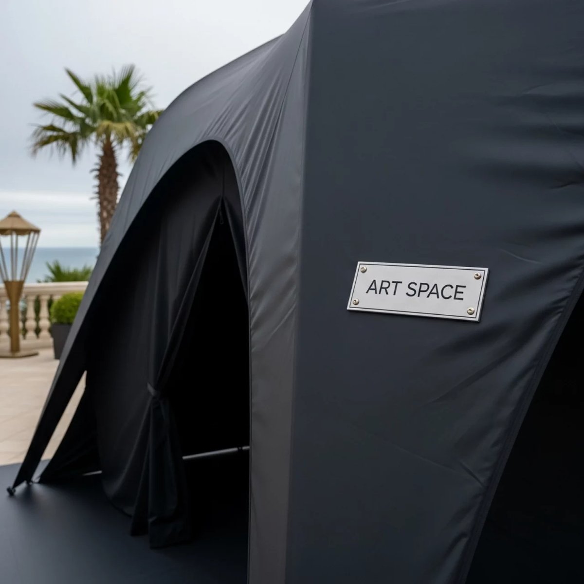 Аренда Тент Кайт Kite 6х6 черный в Pullman Sochi Centre — ART SPACE