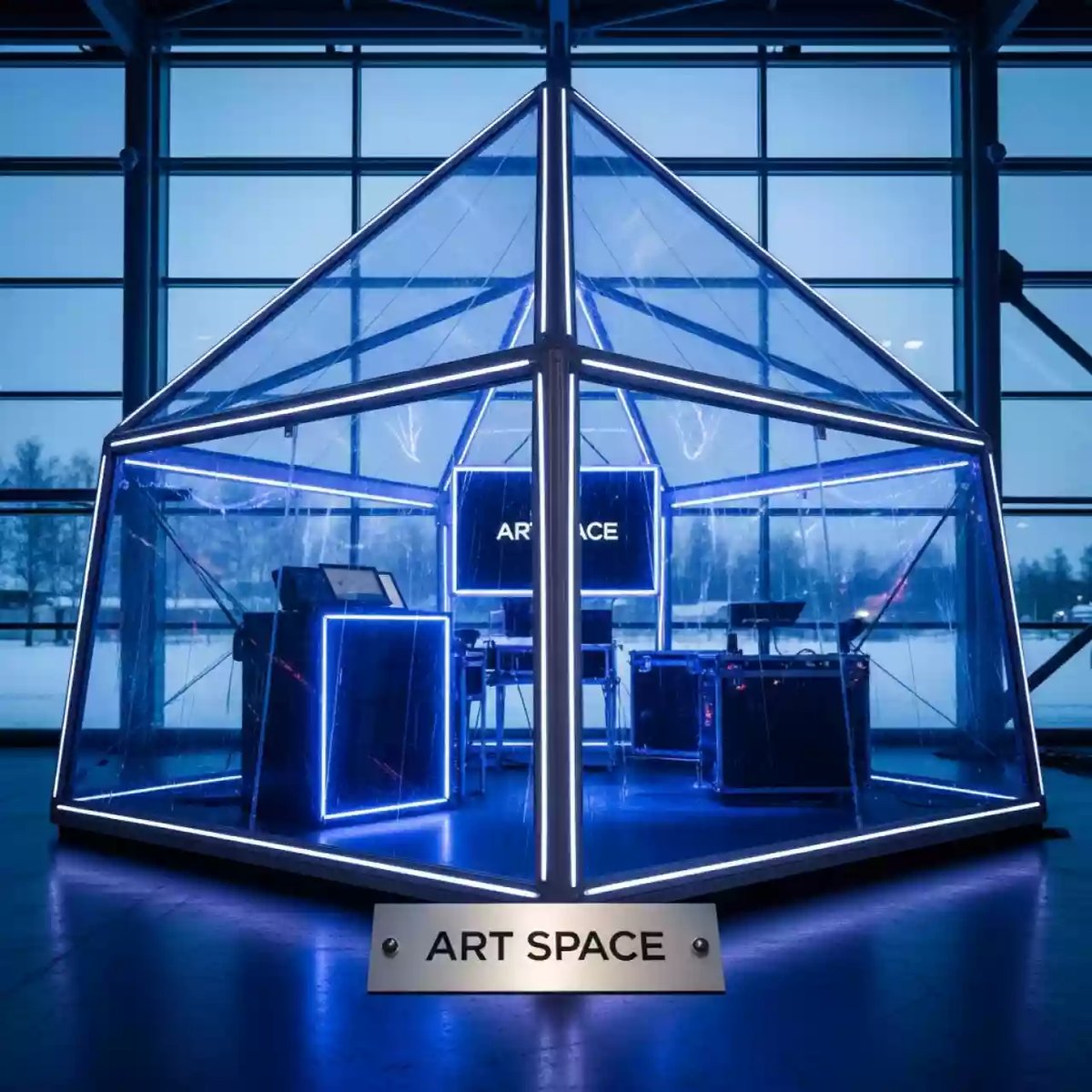 Аренда Тент Kite прозрачный 4х4 в Сириус Арене — ART SPACE