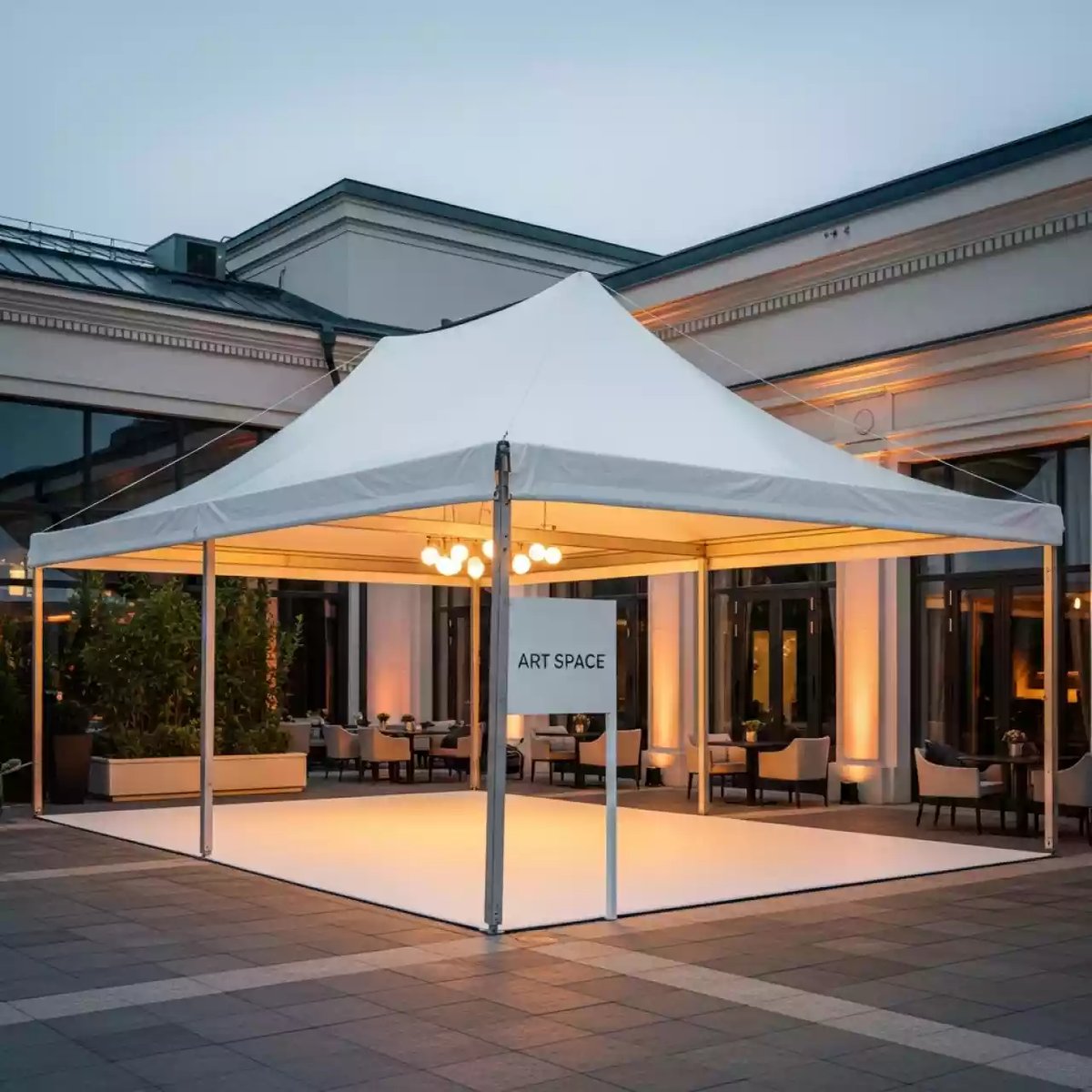 Аренда Тент садовый Green Glade 3019 6х10х3,2 2 м полиэстер в ресторане «Brunello» — ART SPACE