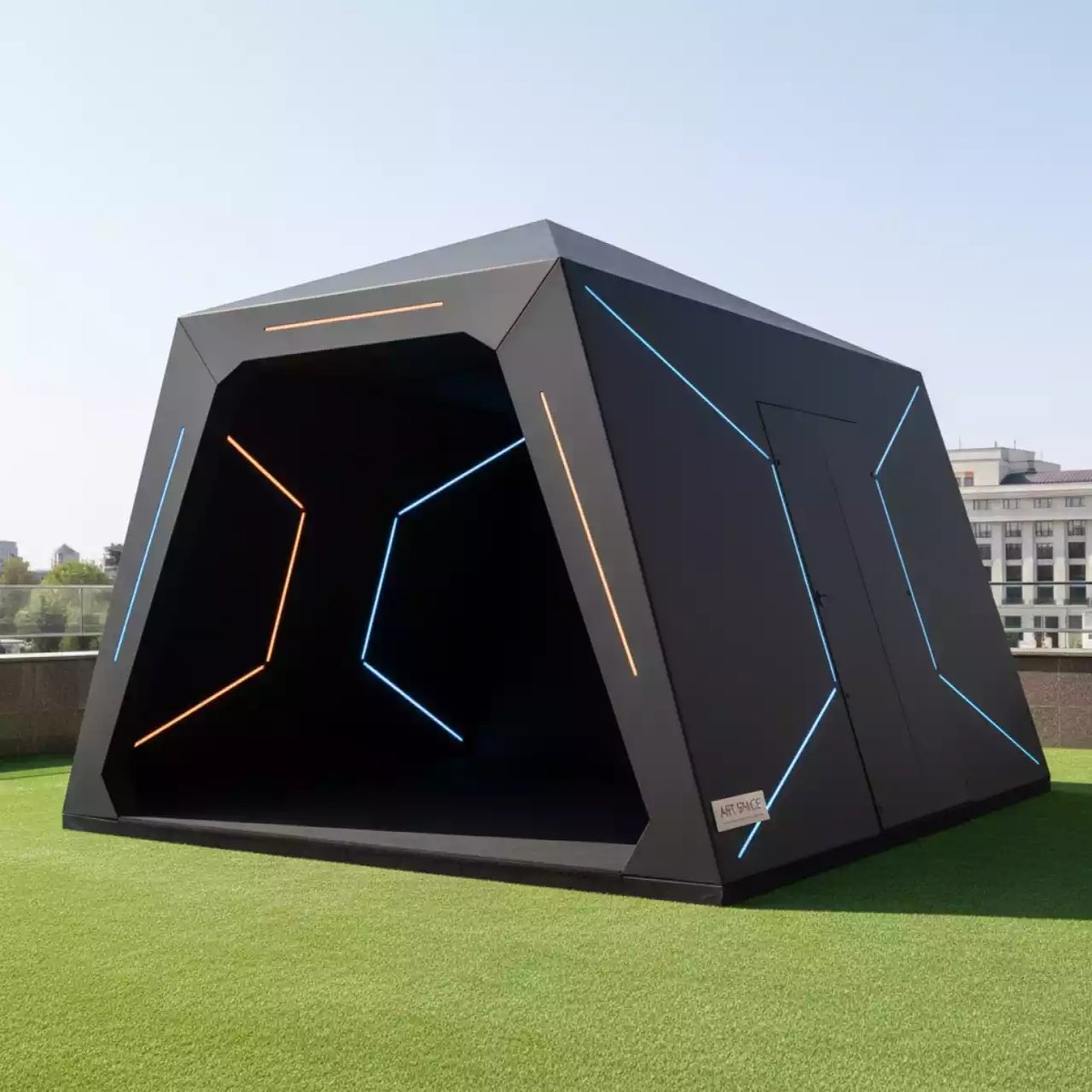 Аренда Тент трансформер черный 4х4 м в Гранд Отель Сочи — ART SPACE