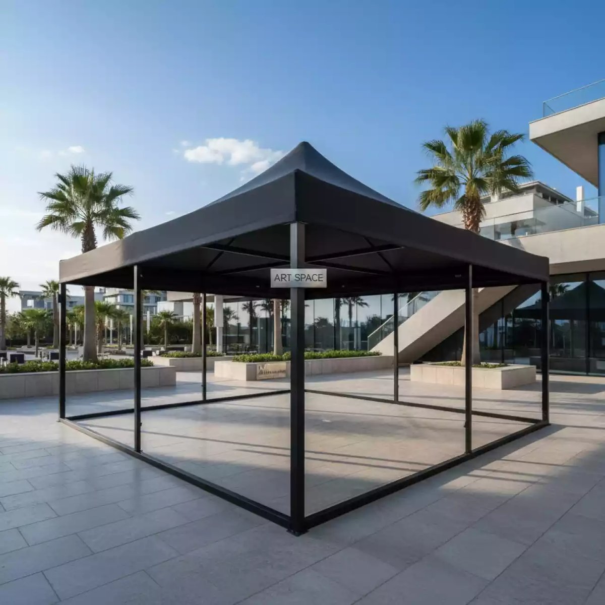 Аренда Тент трансформер черный 4х6 м в Mantera Supreme — ART SPACE