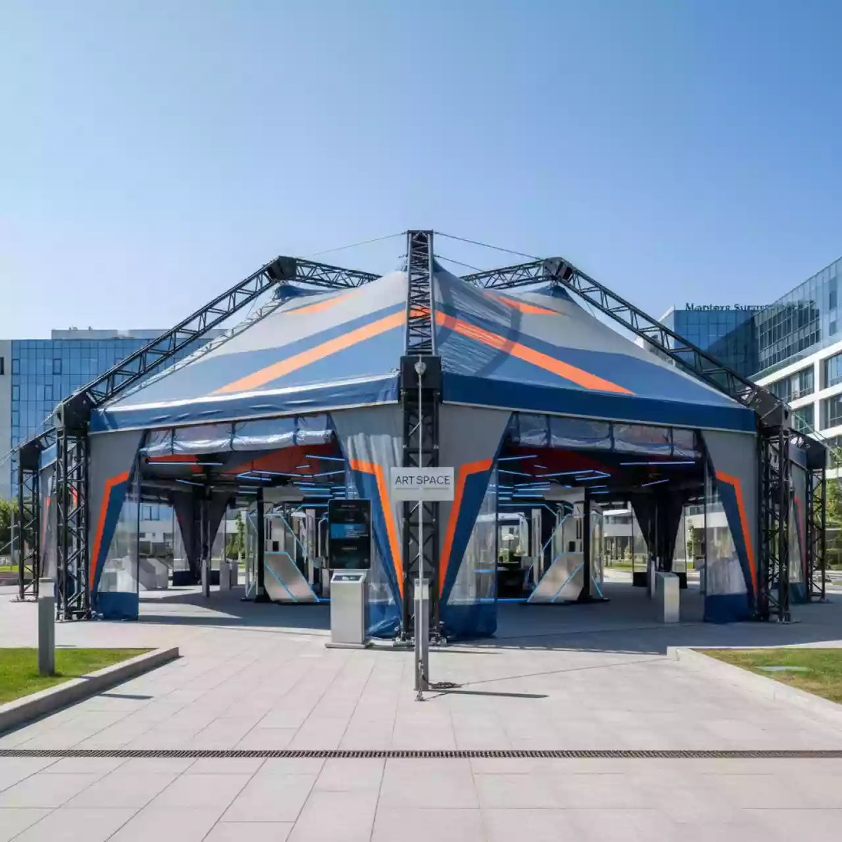 Аренда Тент Звезда 100 м² в Mantera Supreme — ART SPACE