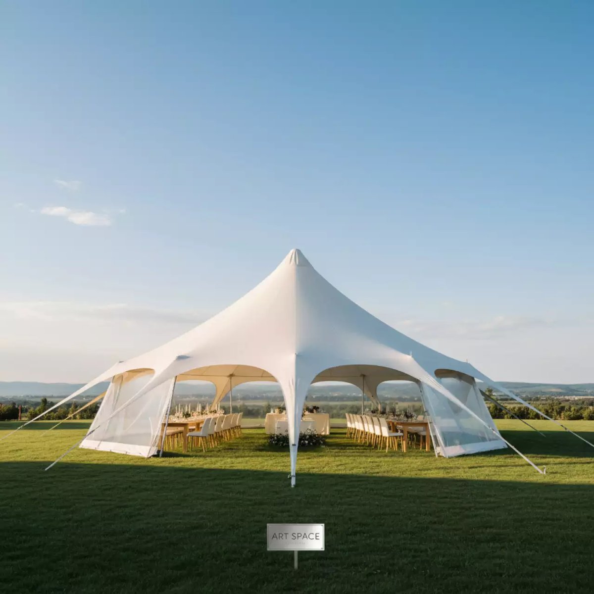 Аренда Тент звезда 169 м² в санатории «Русь» — ART SPACE