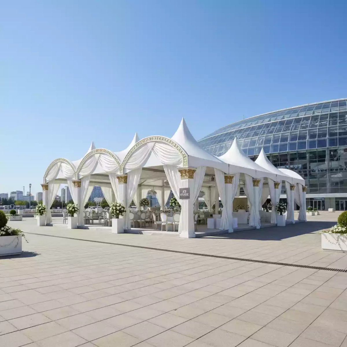 Аренда Тентовая конструкция 8х12 м в ледовом дворце «Большой» — ART SPACE