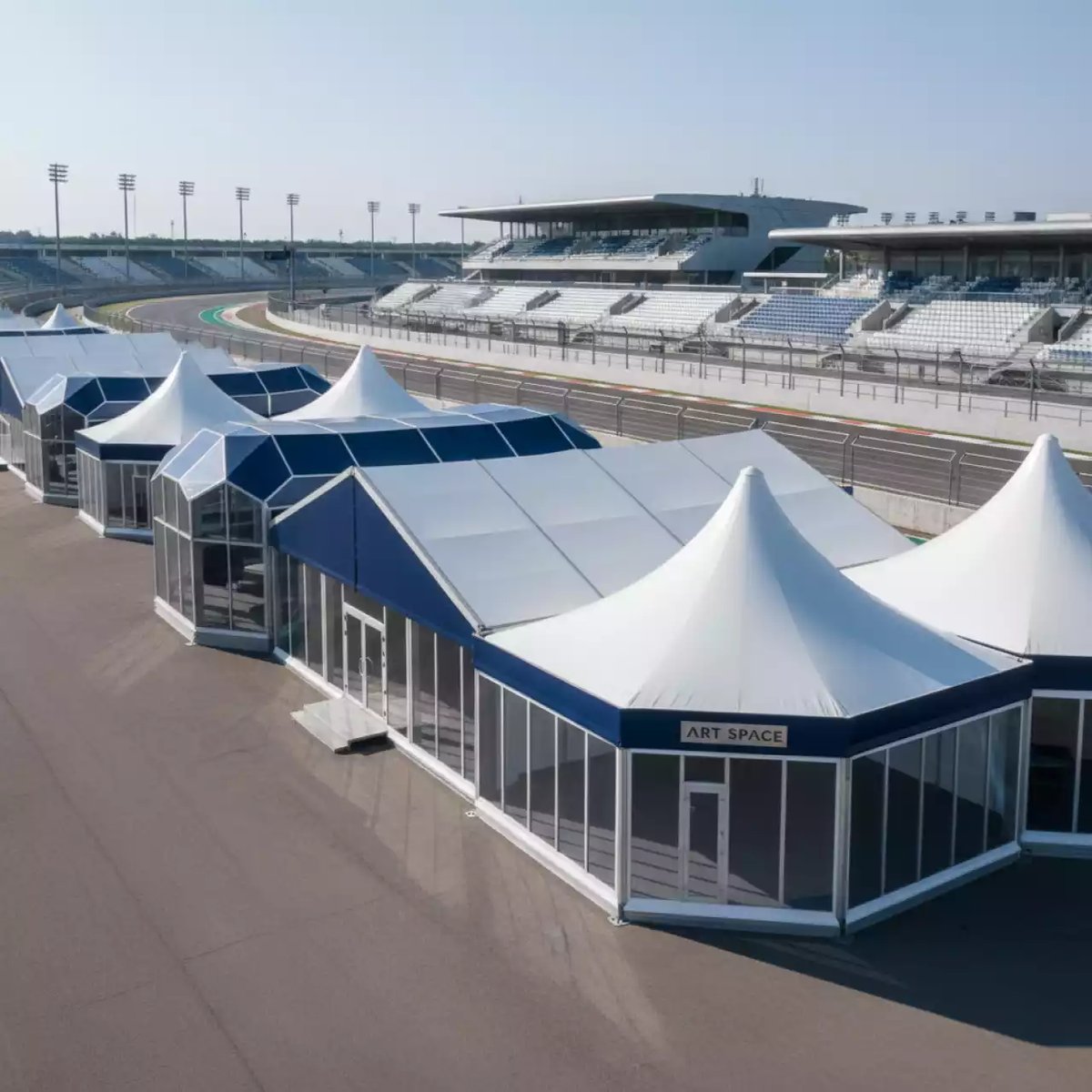 Аренда Тентовые конструкции классические и трансформеры на Сочи Автодроме — ART SPACE