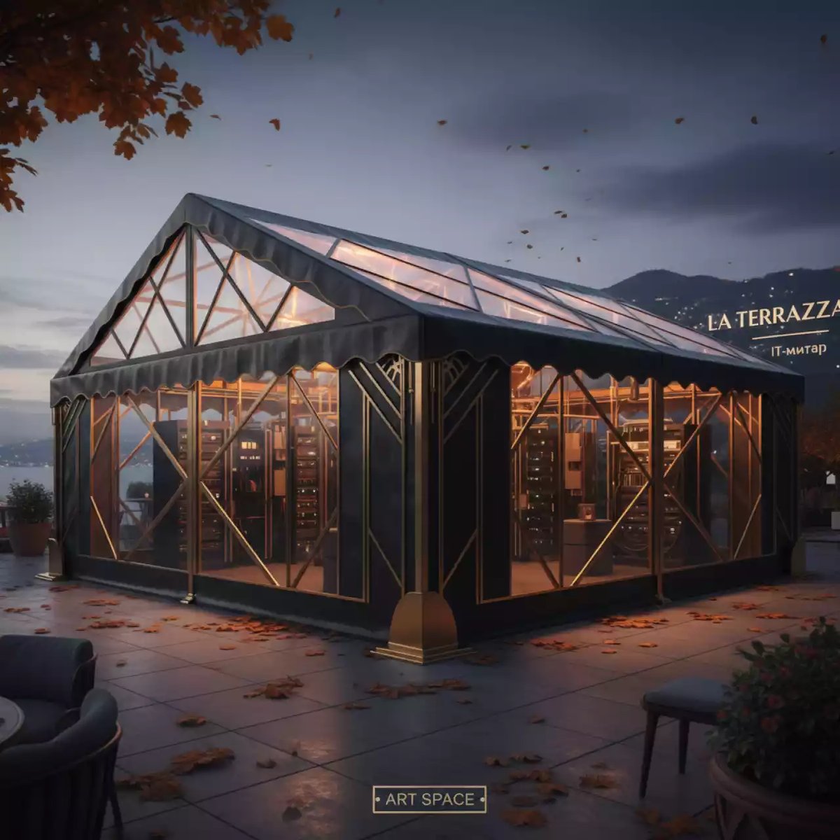 Аренда Тентовые склады в ресторане «La Terrazza» — ART SPACE
