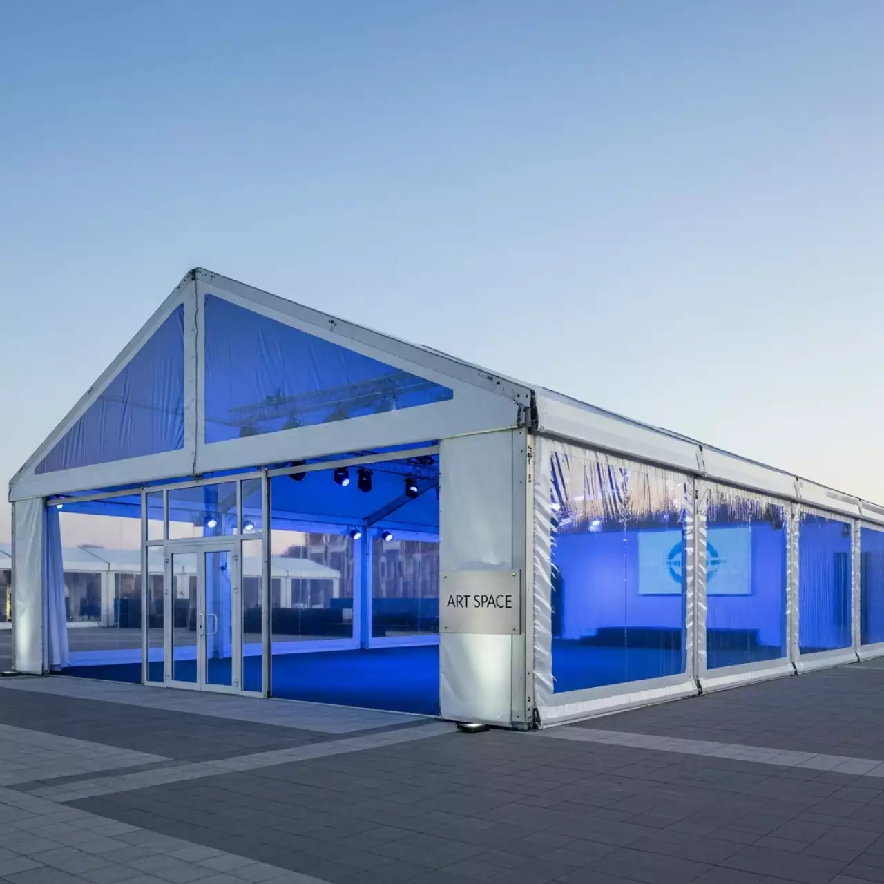 Аренда Тентовый ангар 14х20 м в Зале органной и камерной музыки — ART SPACE