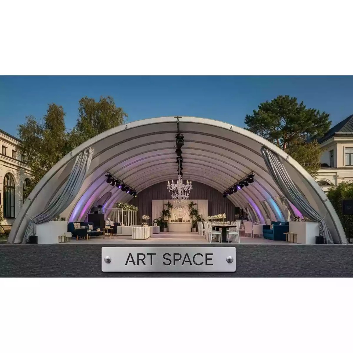Аренда Тенты арочные в стиле luxury в гранд-отеле «Жемчужина» — ART SPACE