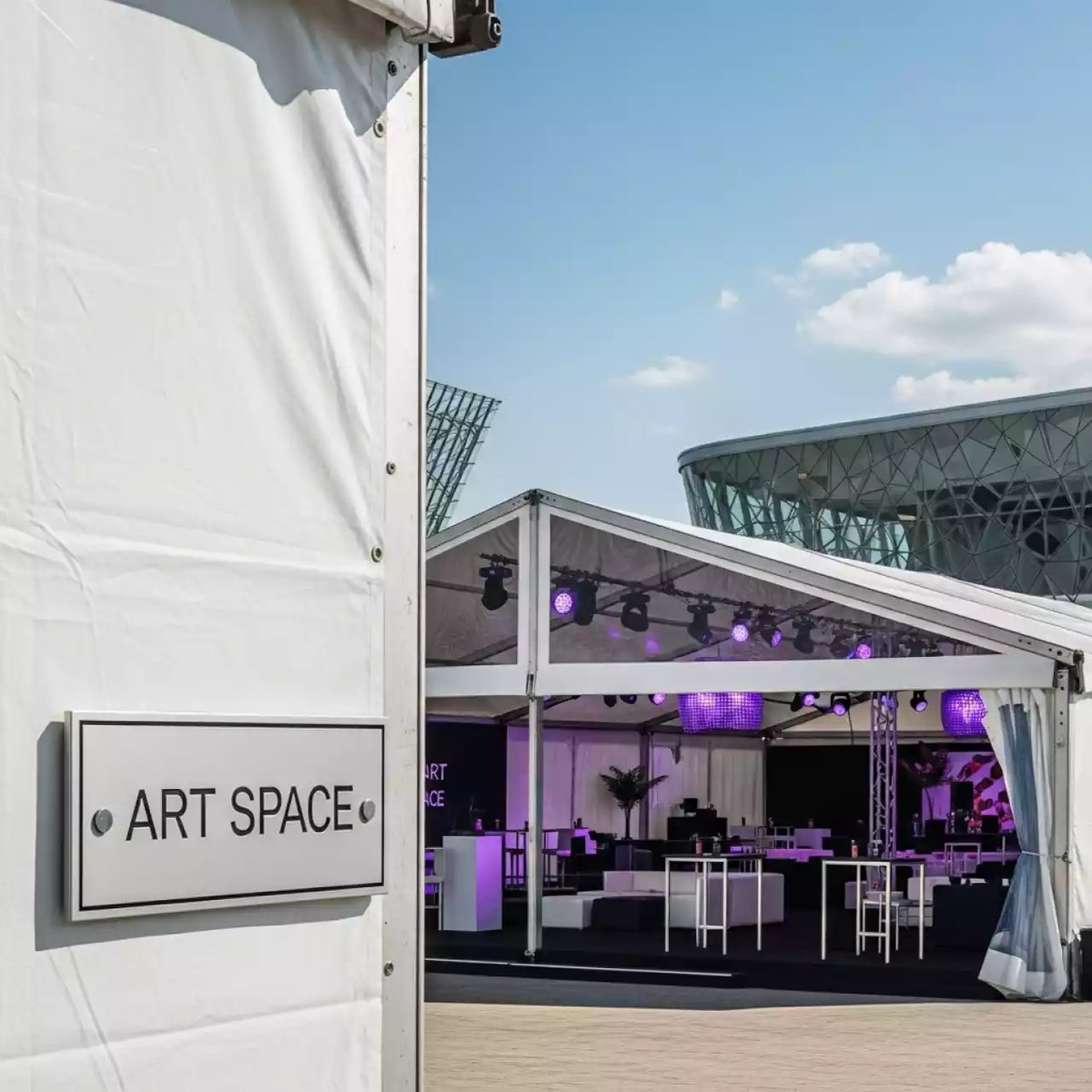 Аренда Тенты для мероприятия в Omega Sirius — ART SPACE