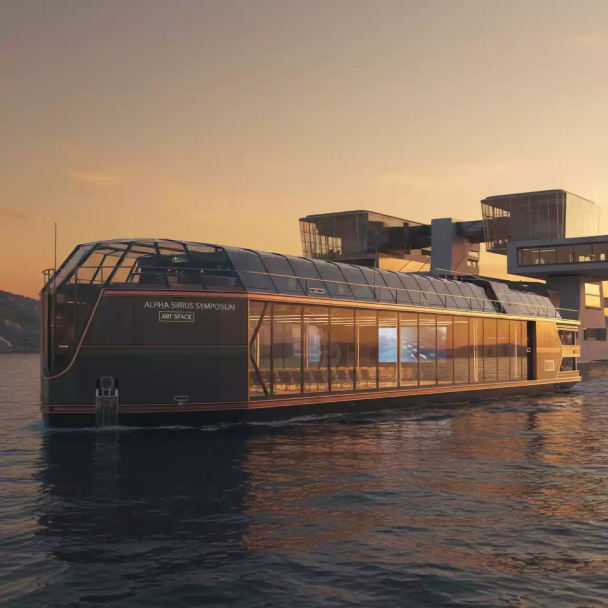 Аренда Теплоход Лето Альфа в Alpha Sirius — ART SPACE