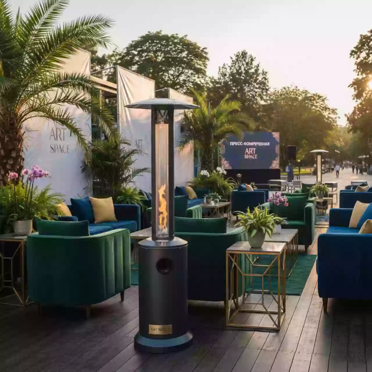 Аренда Тепловая пушка газовая 10 кВт в парке «Ривьера» — ART SPACE