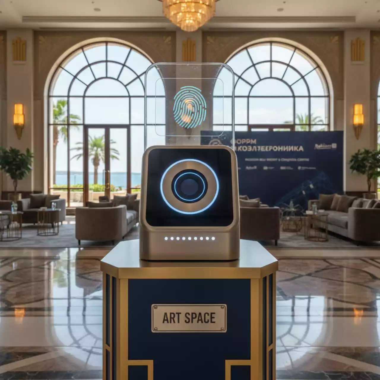 Аренда Терминал распознавания отпечатка пальца Advent Biotech FR 1 в Radisson Blu Resort & Congress Centre — ART SPACE