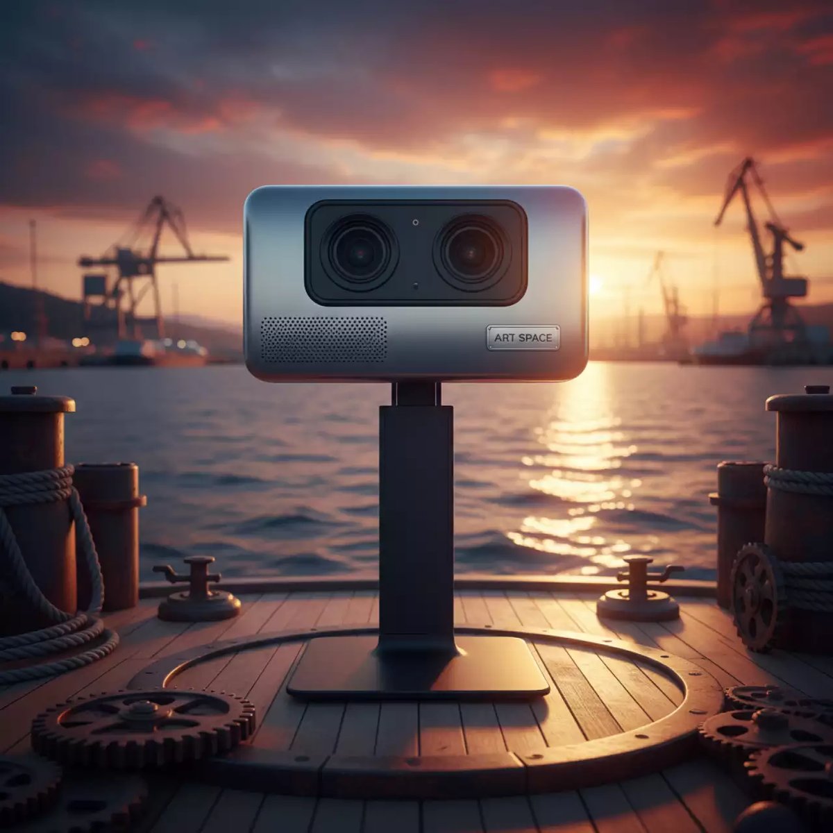 Аренда Терминал видеоконференцсвязи Yealink M600 0051 MeetingEye 600 на VIP теплоходе (Морпорт Сочи) — ART SPACE