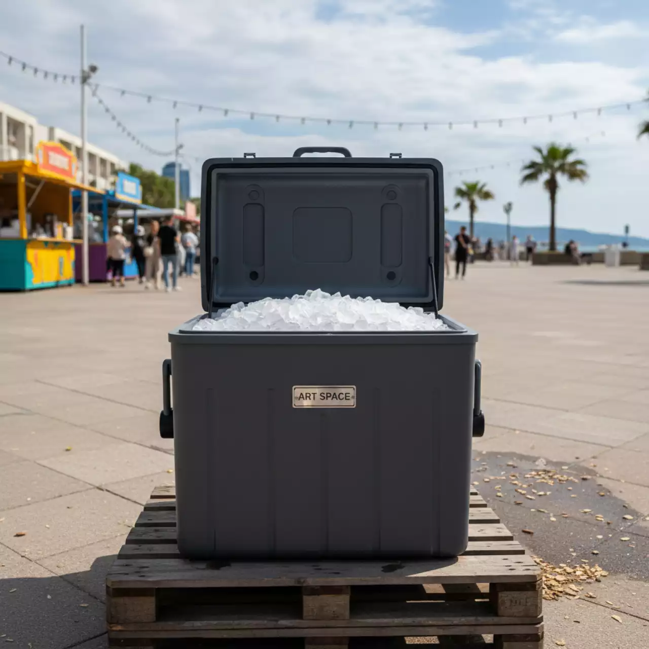 Аренда Термобокс для льда 52 л на территории Морпорта Сочи — ART SPACE