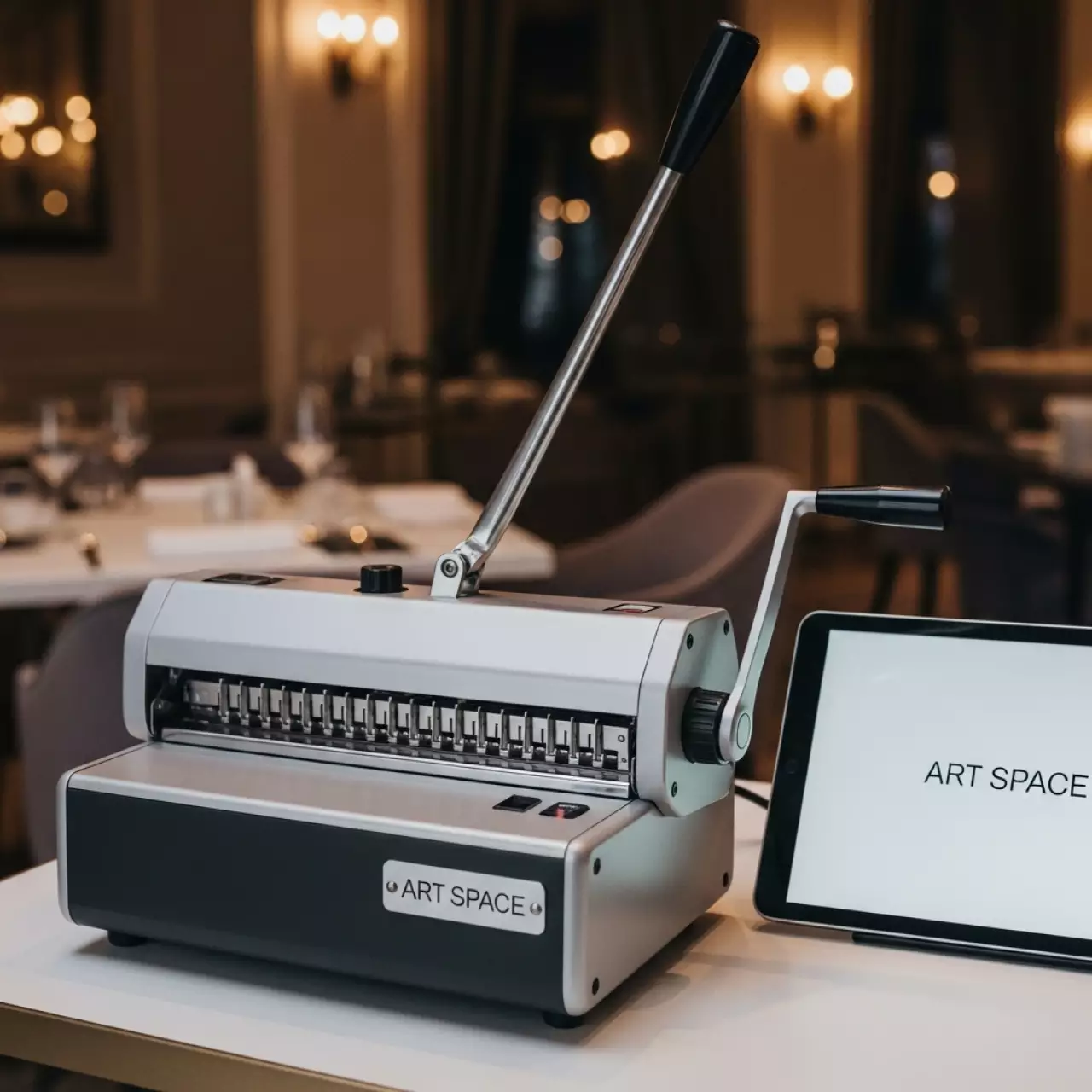 Аренда Термоклеевая машина Bulros professional series 60M A4 в ресторане «Баран-Рапан» — ART SPACE