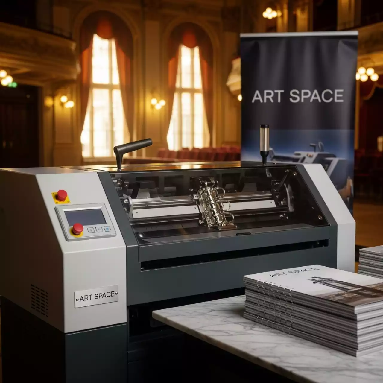 Аренда Термоклеевая машина SunFung SF 600P в Зимнем театре — ART SPACE