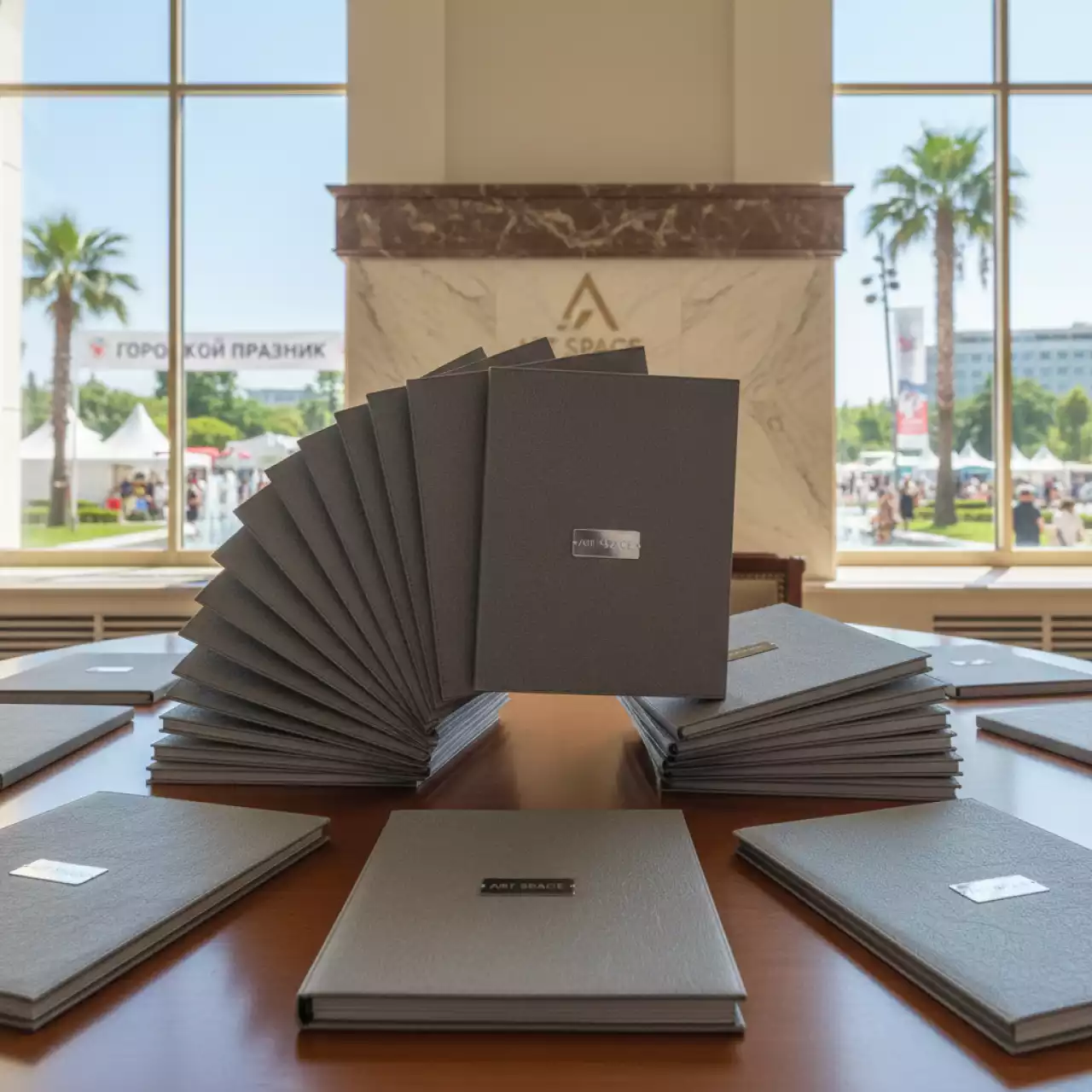 Аренда Термообложки картонные Ibico под кожу А4 6 мм серые в Bridge Resort — ART SPACE