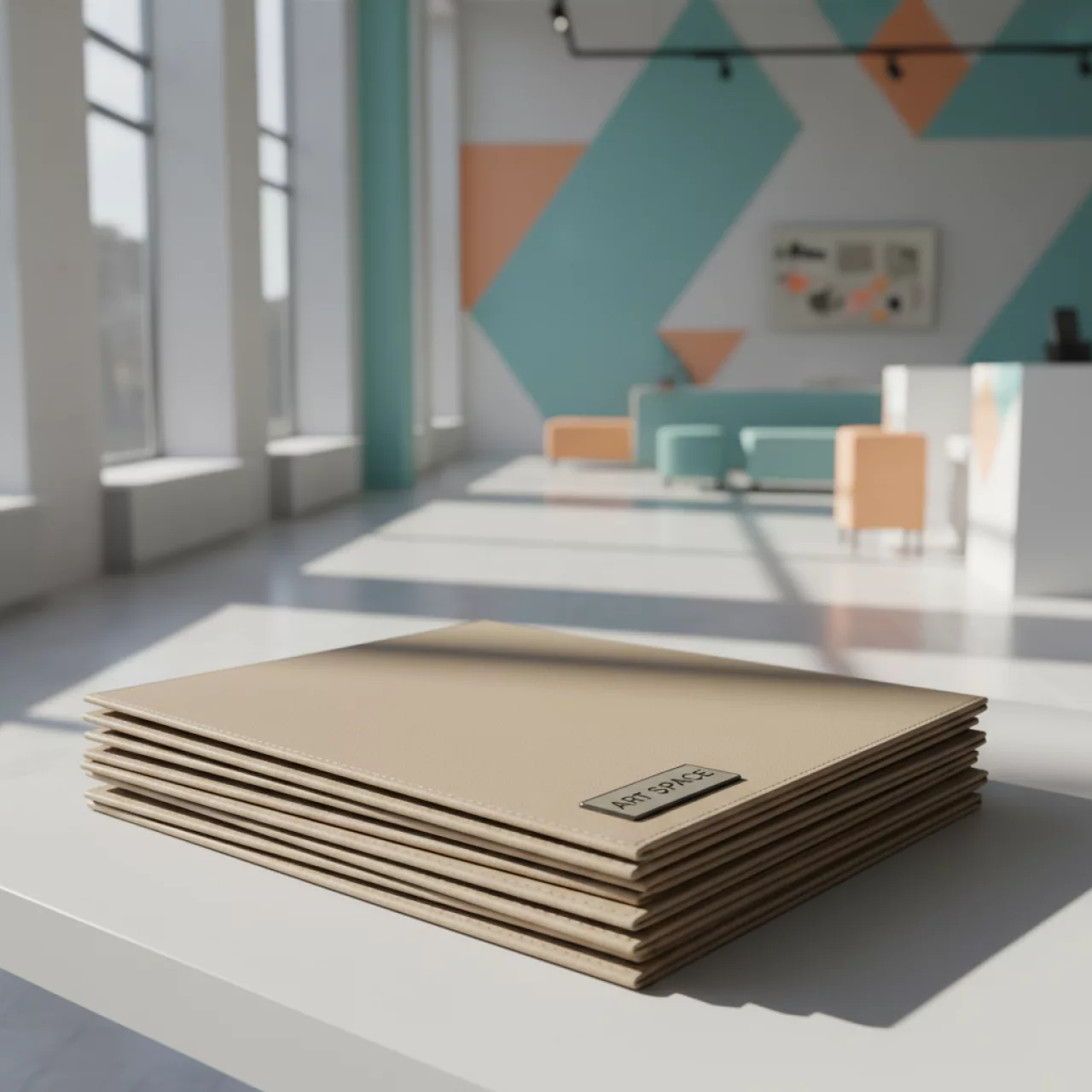 Аренда Термообложки картонные под кожу Ibico А4 8 мм бежевые в этно-парке «Моя Россия» — ART SPACE