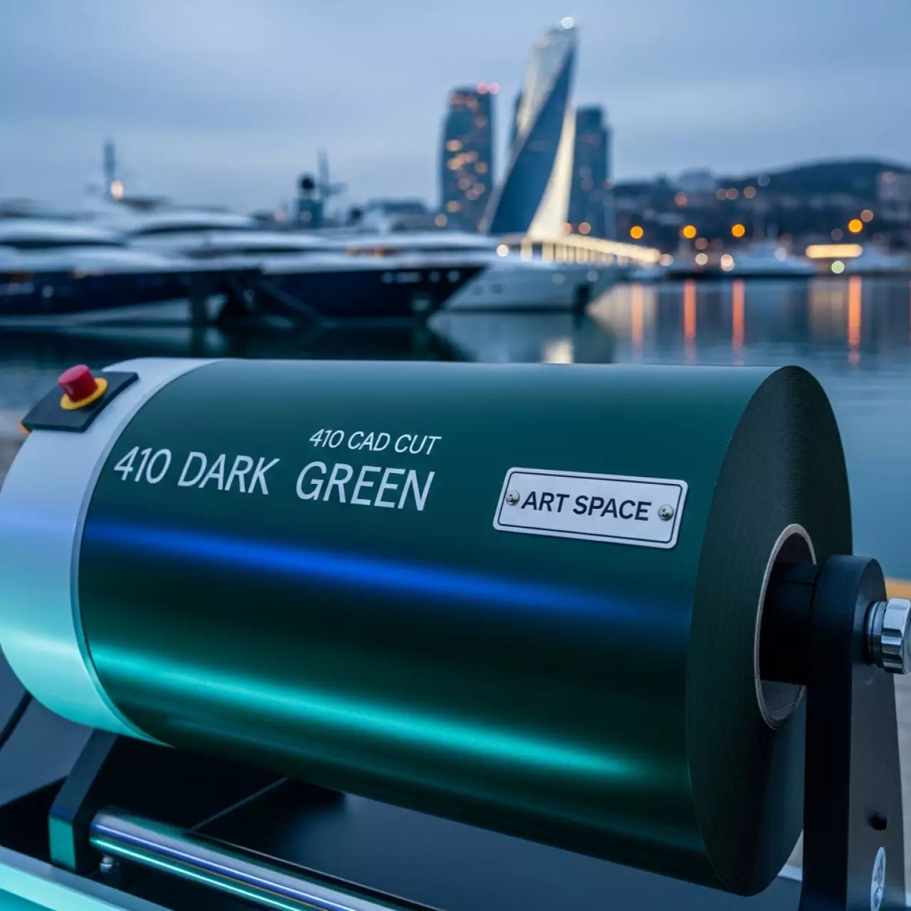 Аренда Термопленка CAD CUT sports film Dark Green 410 на территории Морпорта Сочи — ART SPACE