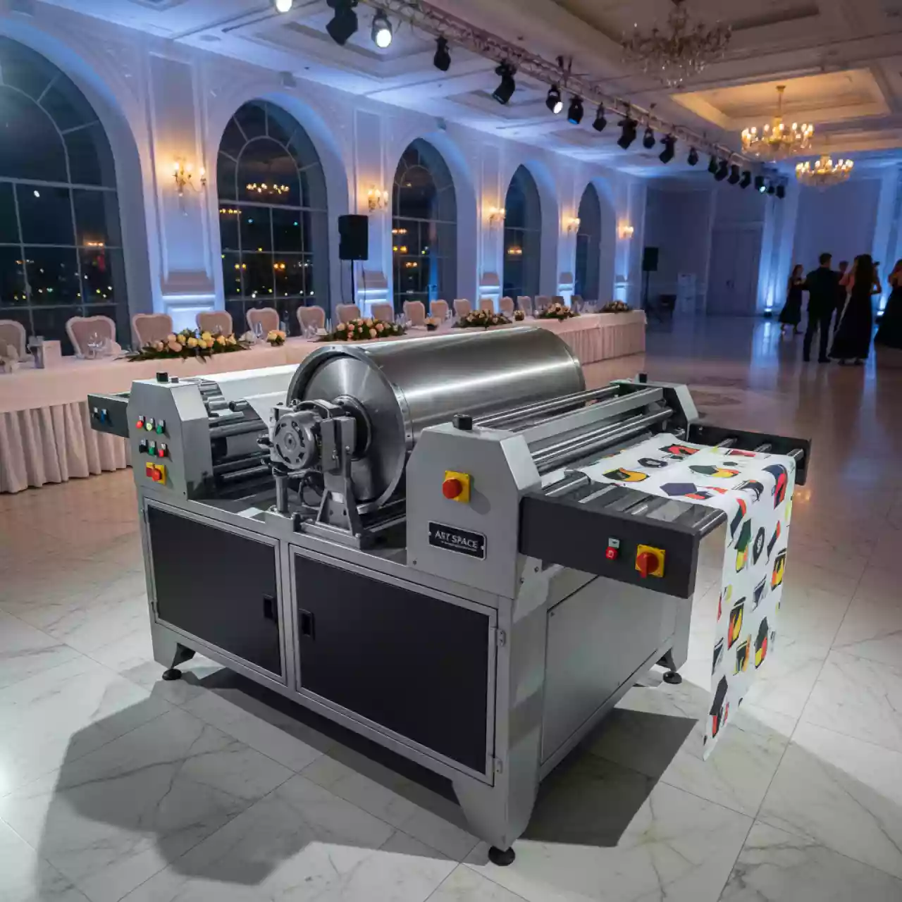 Аренда Термопресс каландровый Diferro DL 13B200C ширина 1200 мм в отеле Radisson Lazurnaya — ART SPACE