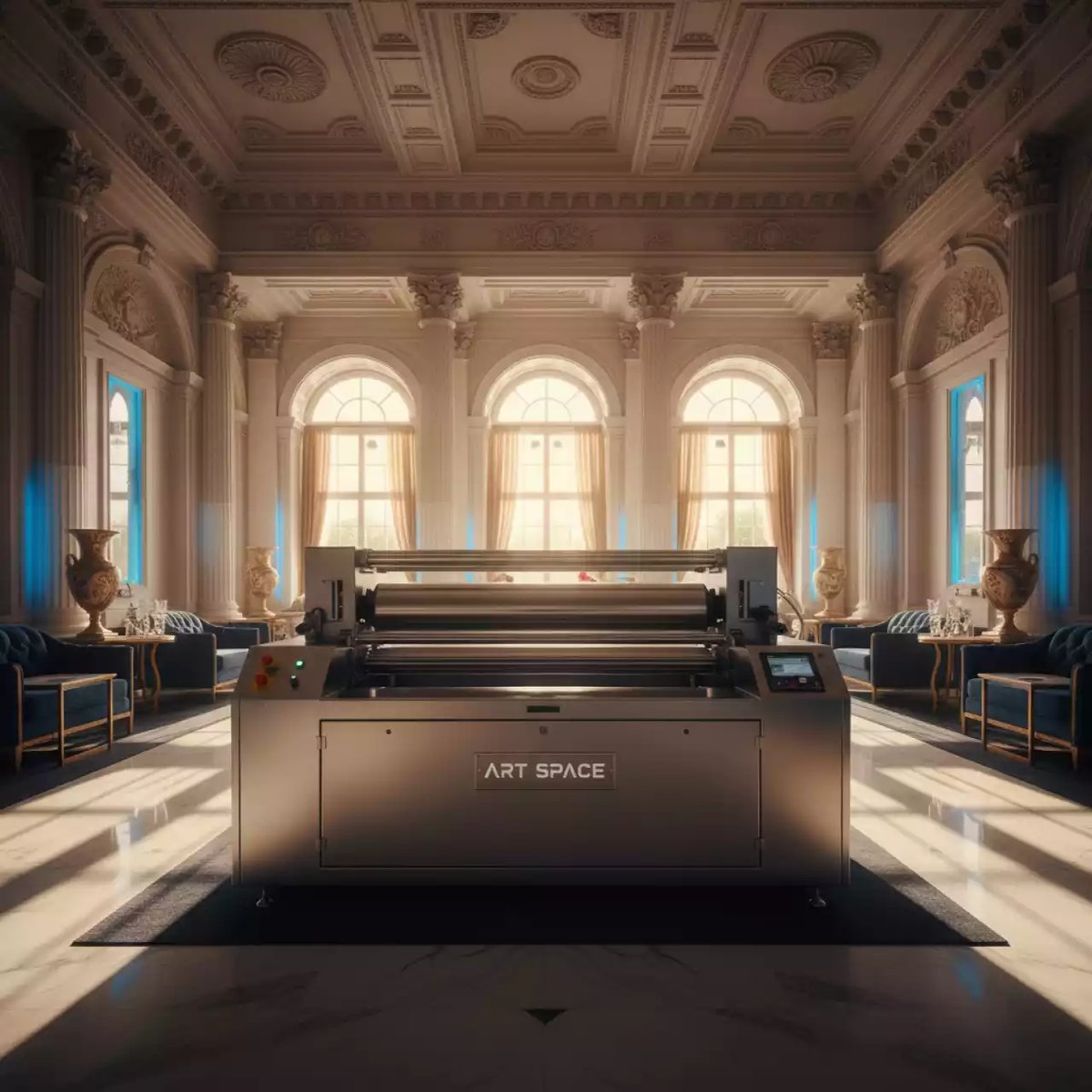 Аренда Термопресс каландровый TitanJet RTX3 2700TPU в Cosmos Sochi Hotel — ART SPACE