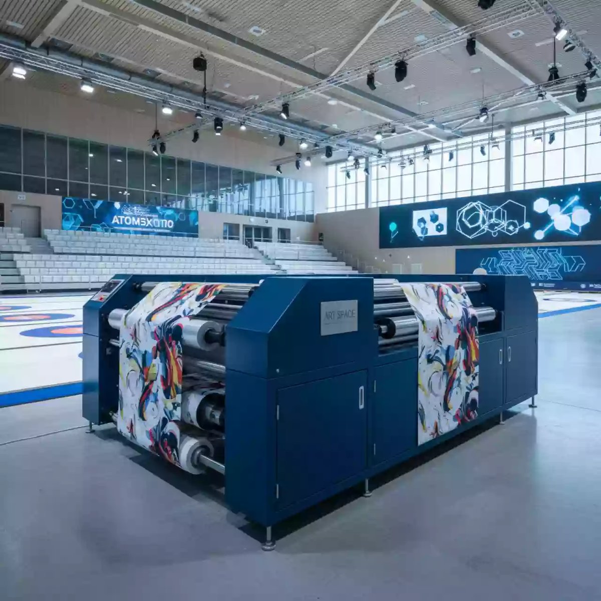 Аренда Термопресс каландровый TitanJet RTX5LM 3200TAU OTG3 3200 в Керлинговом центре «Ледяной куб» — ART SPACE