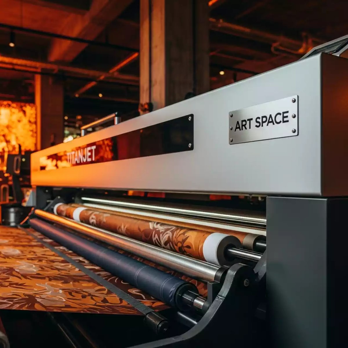 Аренда Термопресс каландровый TitanJet RTX6M 1600BAU в ресторане «Баран-Рапан» — ART SPACE