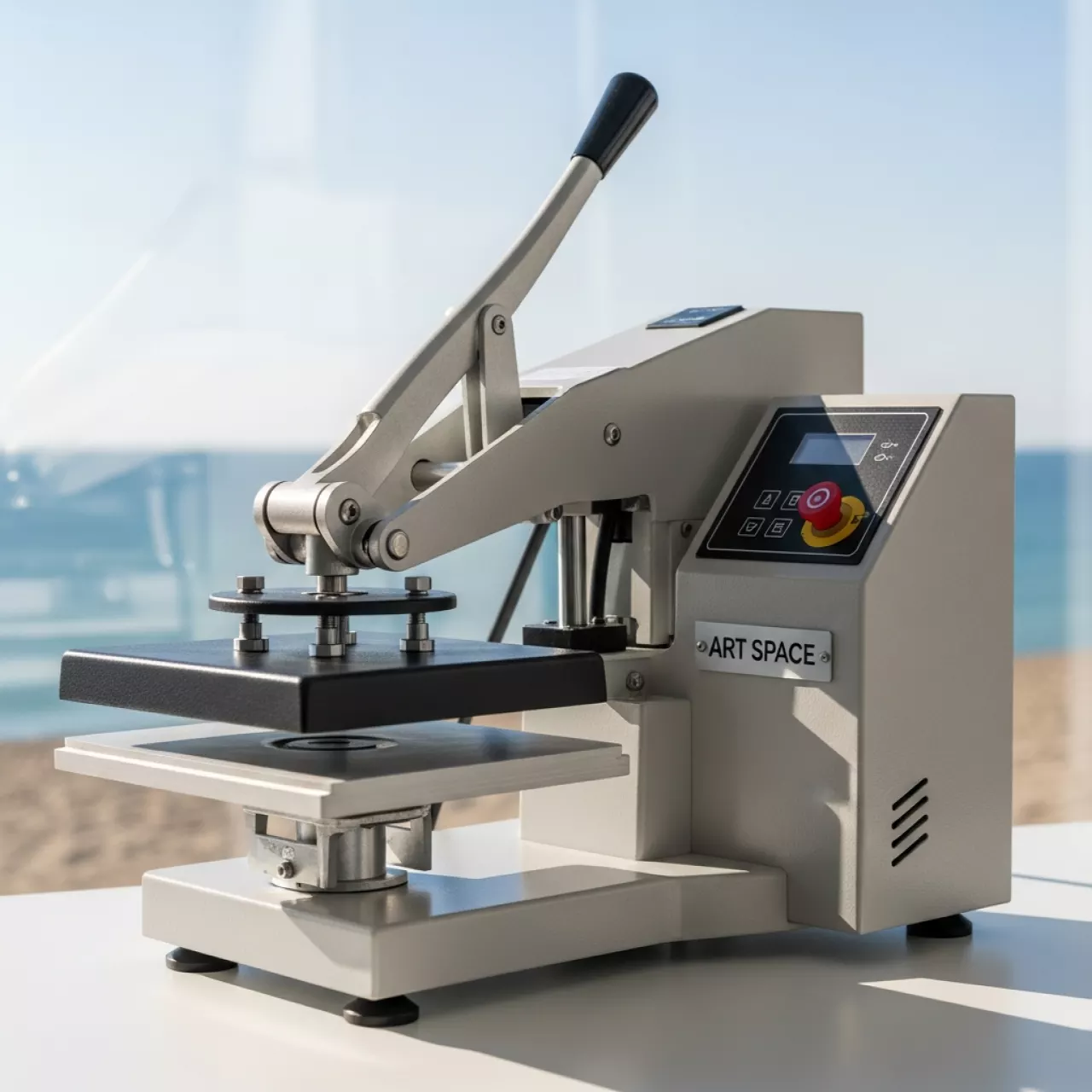 Аренда Термопресс кепочный MEM T 13х9 со сменным столом в пляжном комплексе VinoGrad — ART SPACE