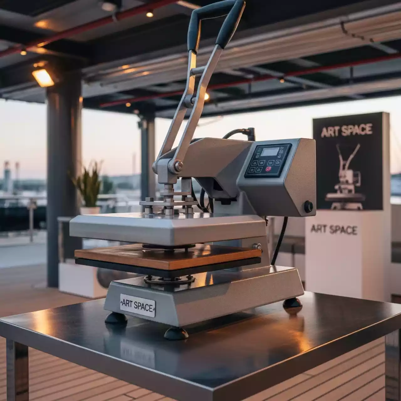 Аренда Термопресс кепочный MEM T 13X9 со сменным столом на VIP-яхте (Имеретинский порт) — ART SPACE