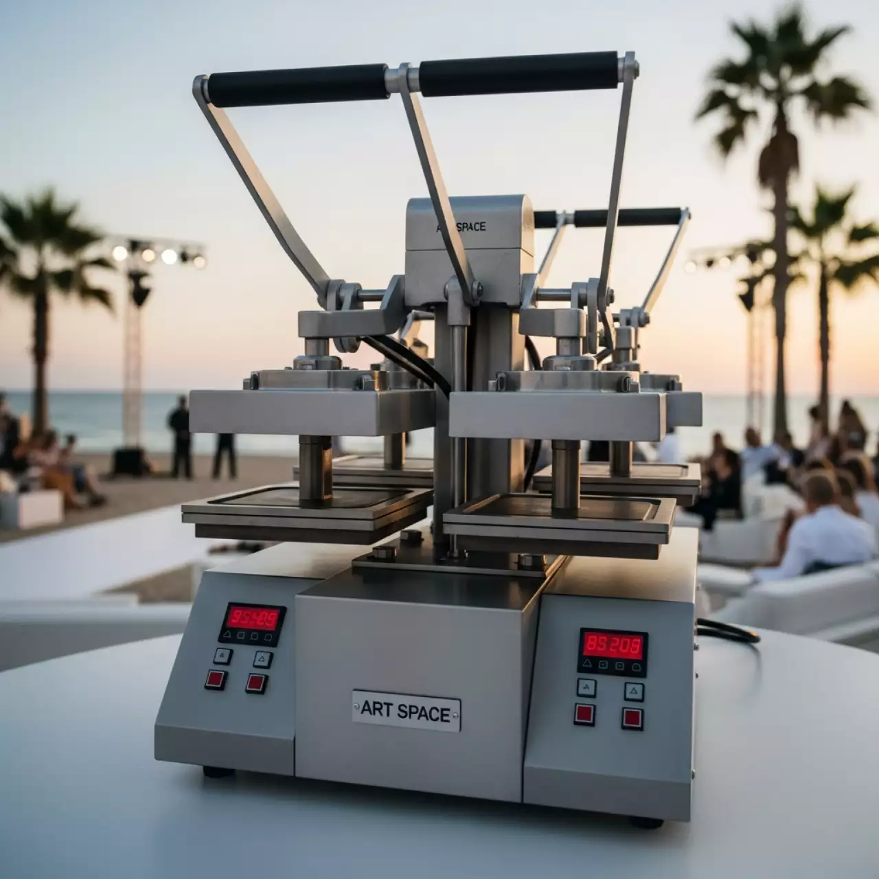 Аренда Термопресс кружечный GS 207M 4 станции на пляже «Мандарин» — ART SPACE