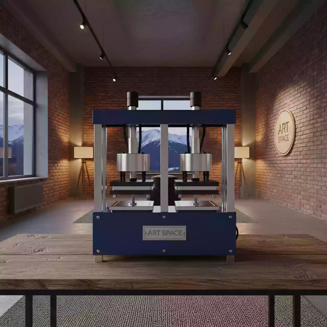 Аренда Термопресс кружечный Schulze BluePRESSLine Mug 4 в Red Arena — ART SPACE