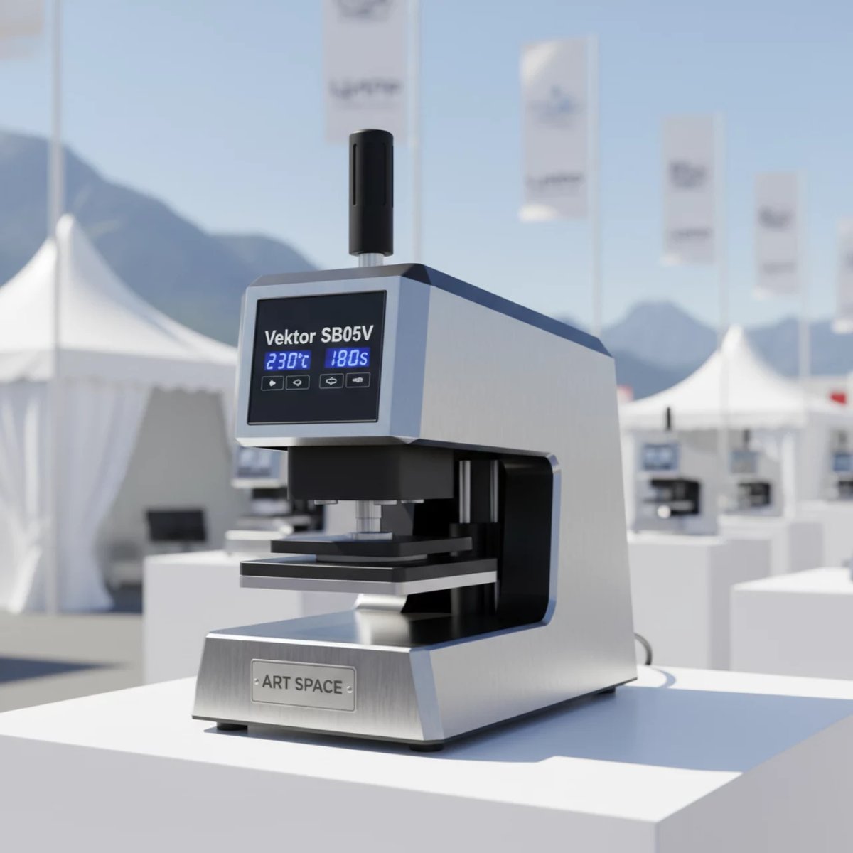 Аренда Термопресс кружечный Vektor SB05V на площадке Rosa Peak (2320м) — ART SPACE