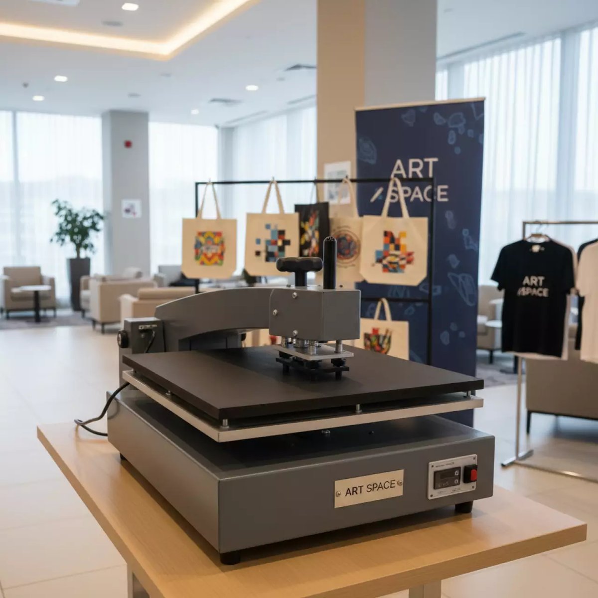 Аренда Термопресс планшетный ARK JET DTF JN 6040C в Маринс Парк Отеле — ART SPACE