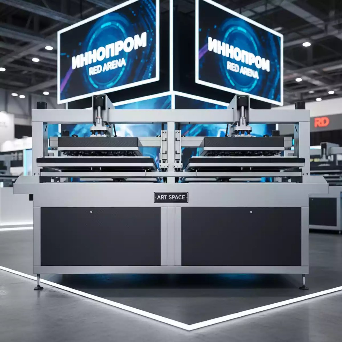 Аренда Термопресс планшетный COLORS JC 27A автоматический 4 стола в Red Arena — ART SPACE