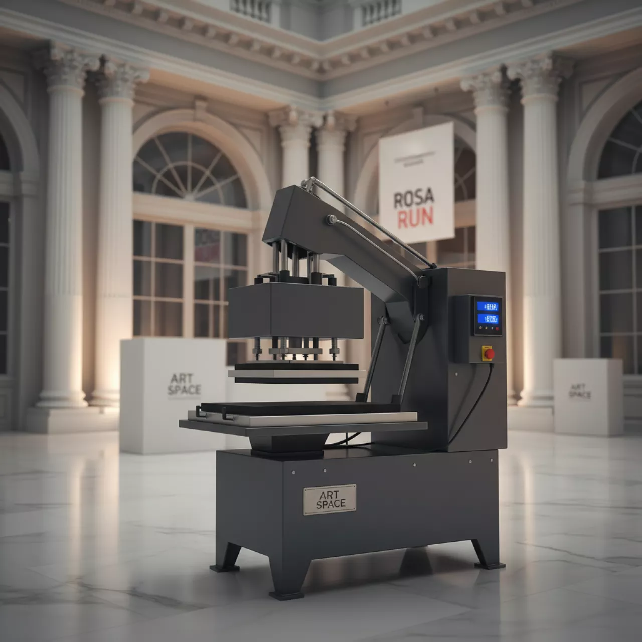 Аренда Термопресс планшетный COLORS JC 7FLA пневматический поворотный 40x60 см в Gamma Sirius — ART SPACE