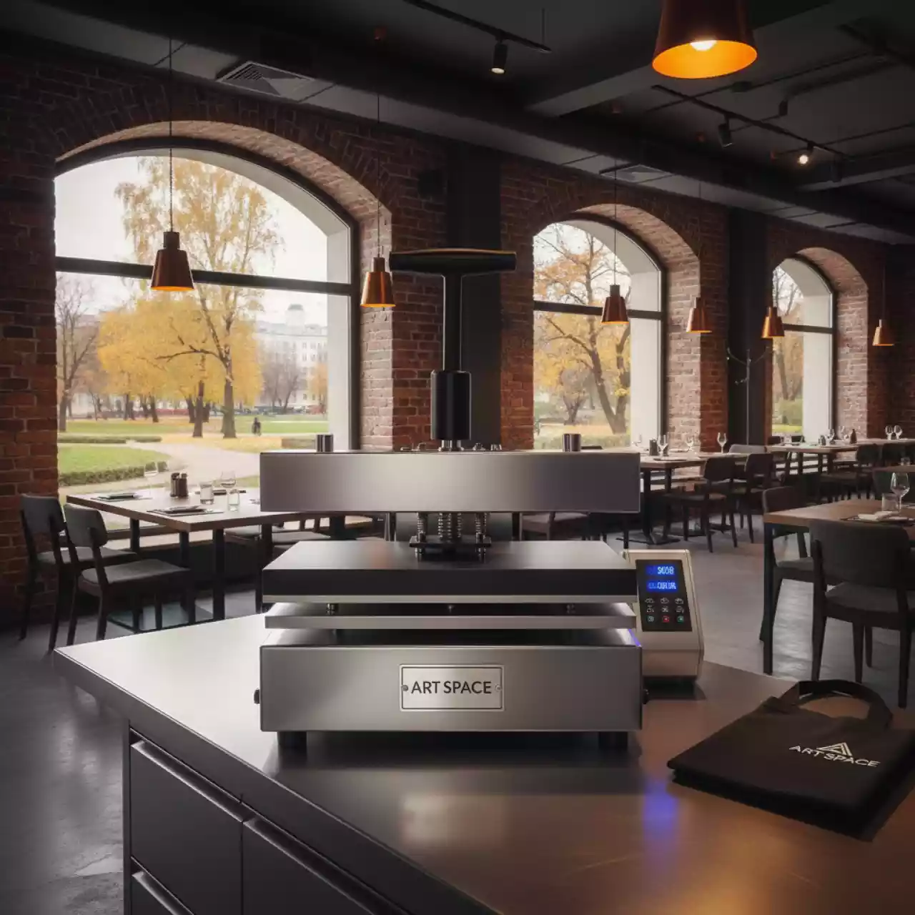 Аренда Термопресс плоский Grafalex XY F201 в ресторане «Voda» — ART SPACE